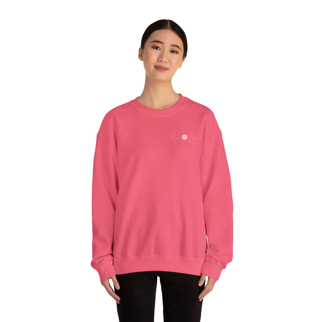 Beach Mom Babe - Pastel Shell Graphic Sweatshirt