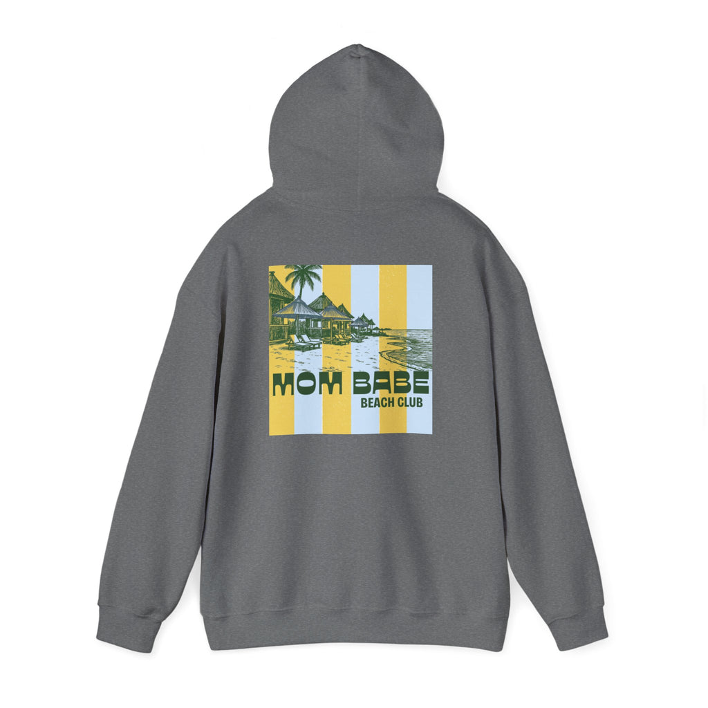 Mom Babe Beach Club — Graphic Hoodie