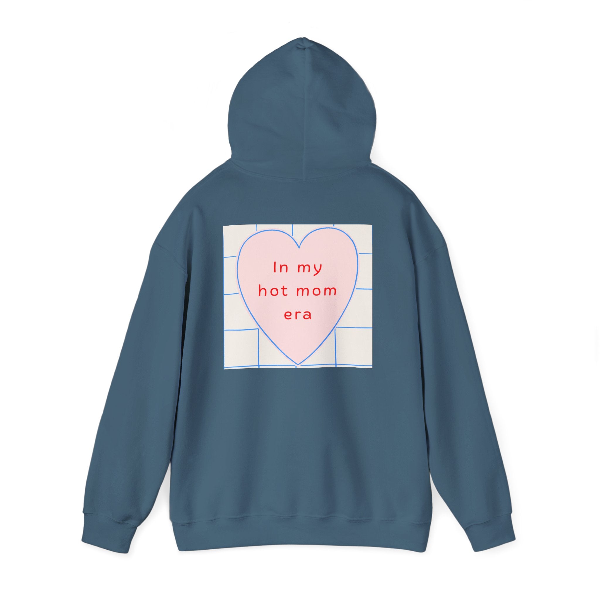 In My Hot Mom Era - Heart Graphic Hoodie