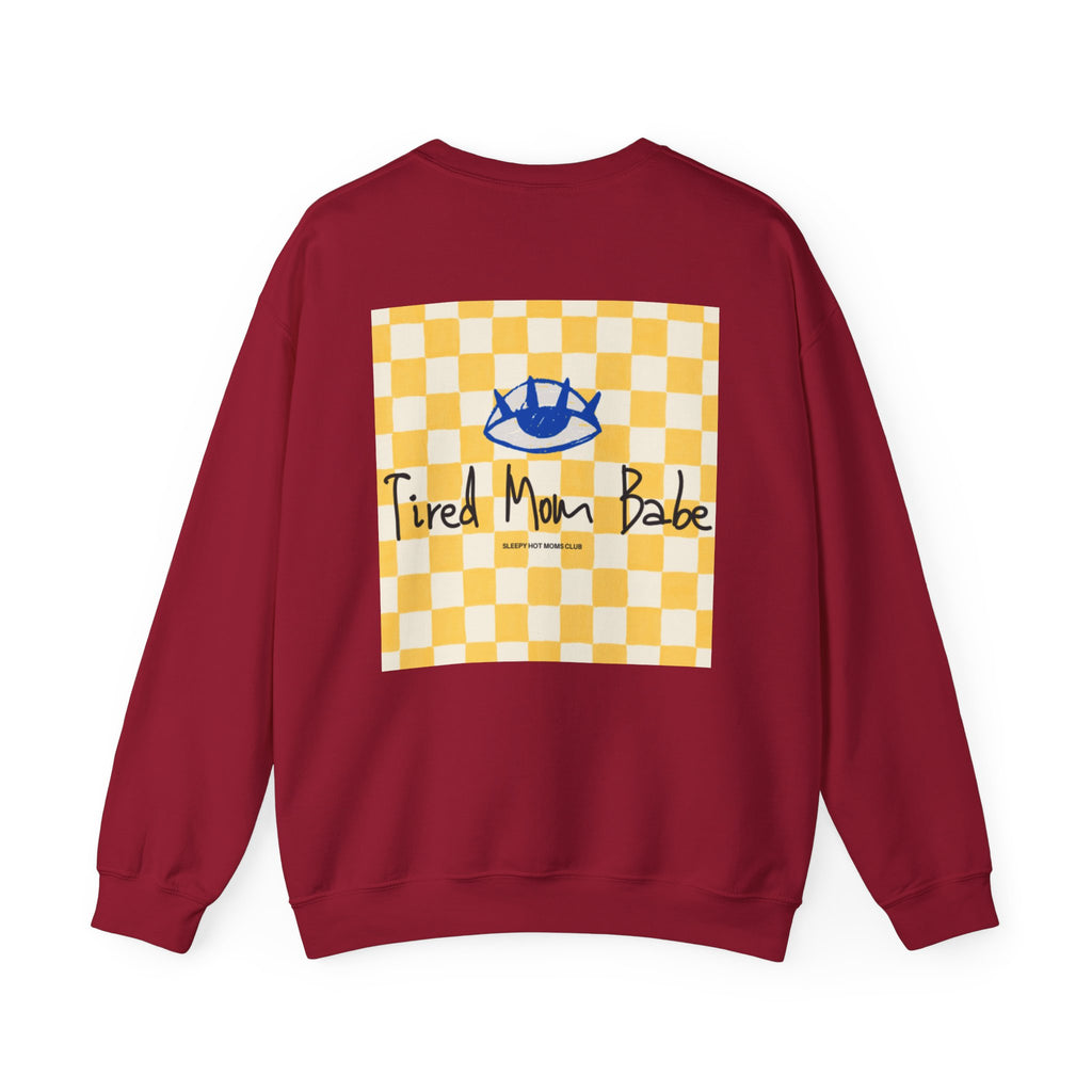 Tired Mom Babe - Eye Graphic Sweatshirt