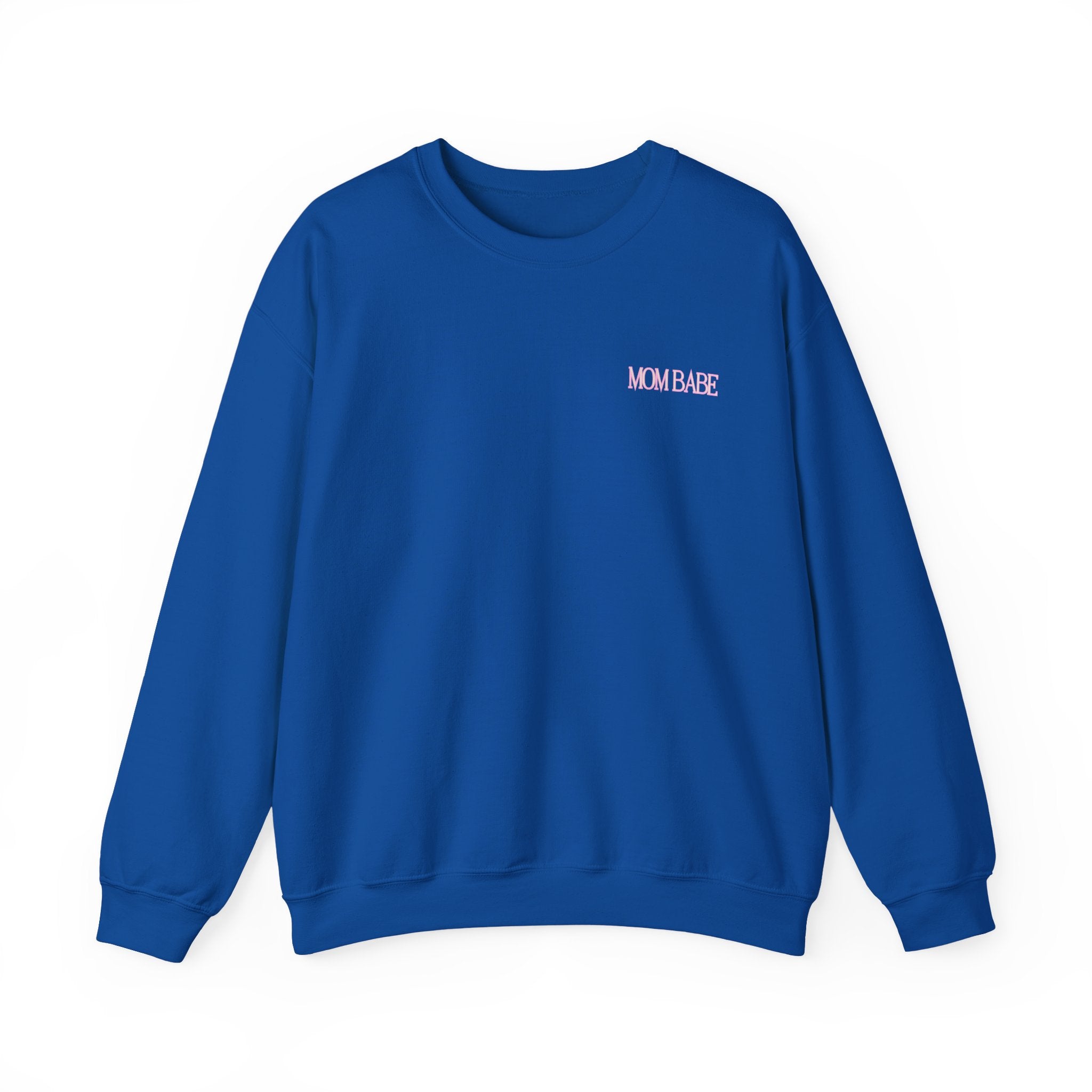 Mom Babe — Holographic Graphic Sweatshirt
