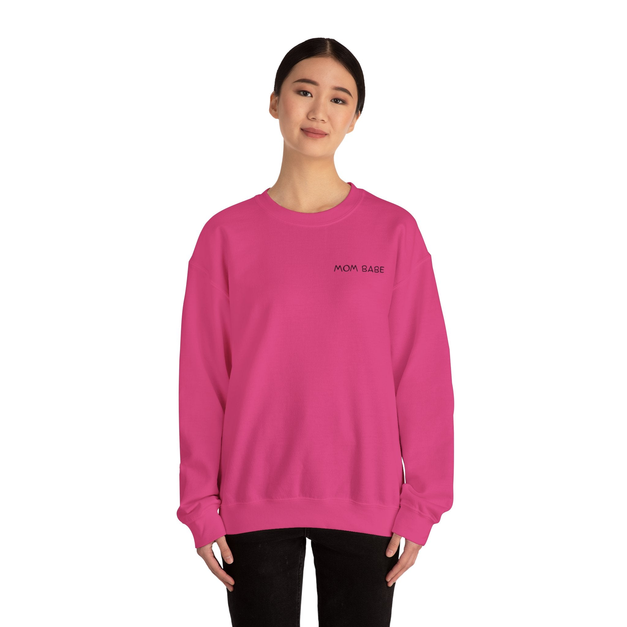 Mom Babe For Hot Moms - Retro Pop Art Graphic Sweatshirt