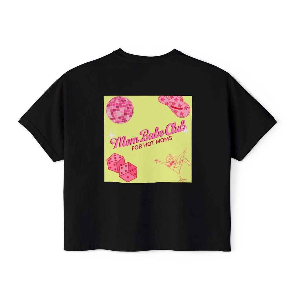 Mom Babe Club - For Hot Moms —  Pink Graphic Tee