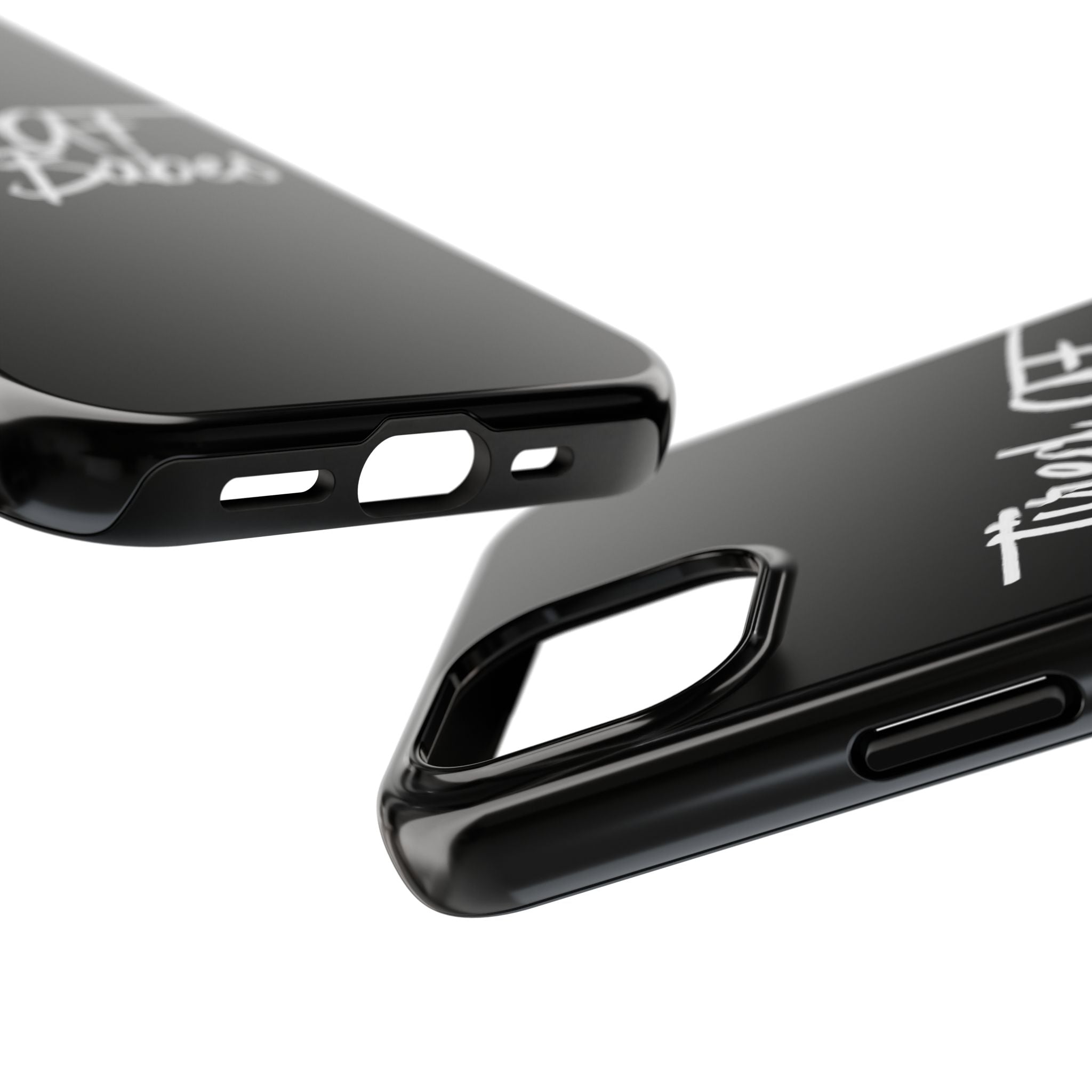 Tired AF Mom Babes Tough Phone Case — Black and White