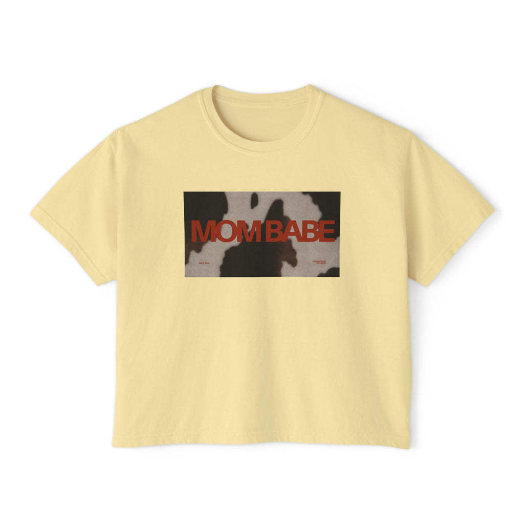Mom Babe — Cowhide Graphic Tee