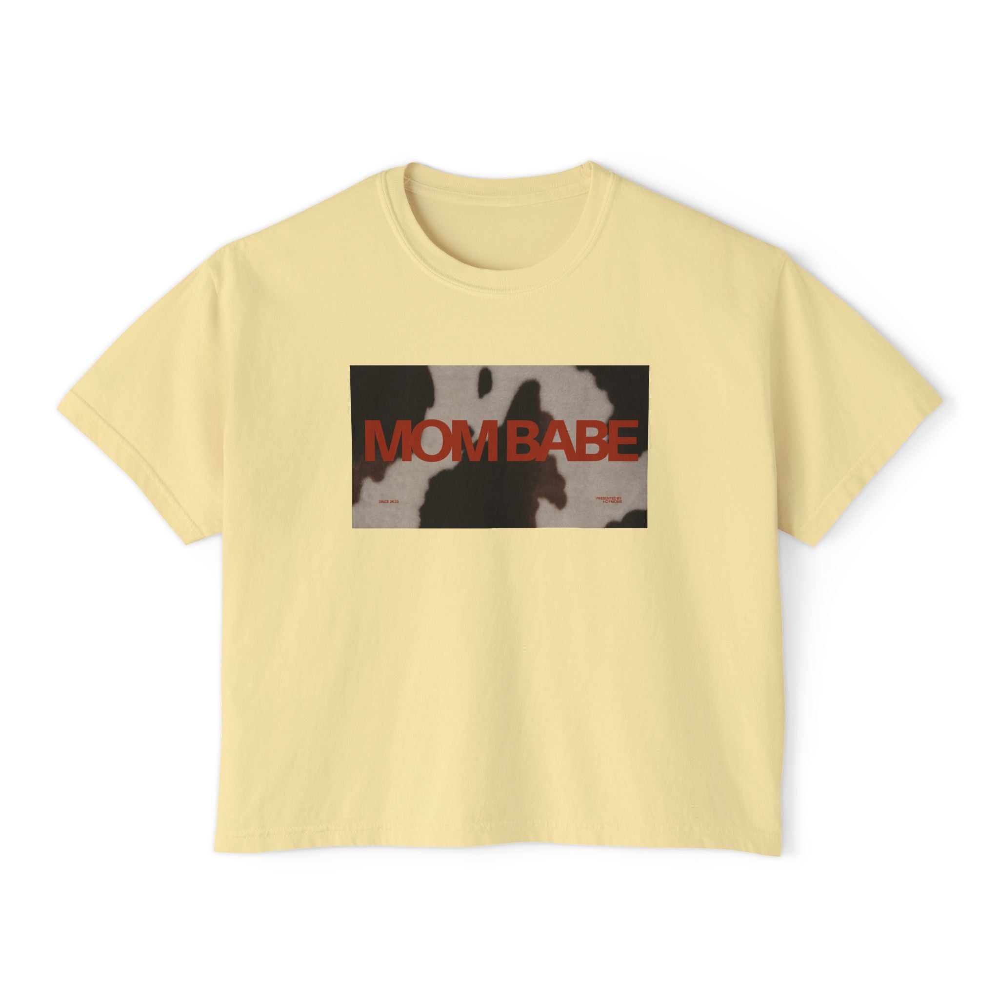 Mom Babe — Cowhide Graphic Tee