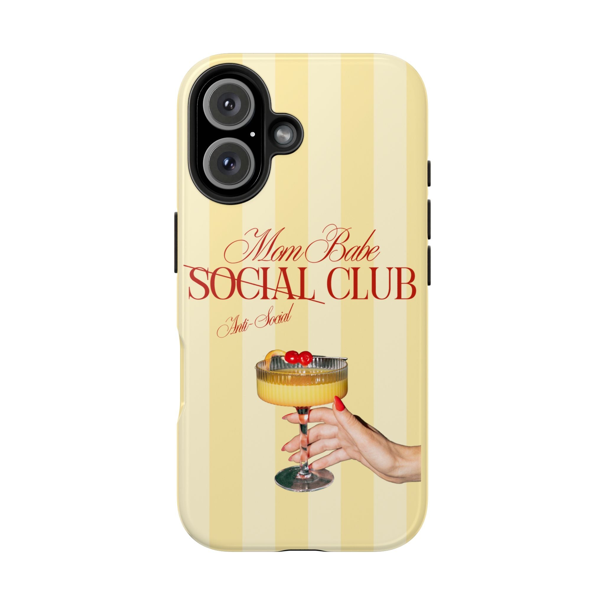 Mom Babe Anti-Social Club Tough Phone Case