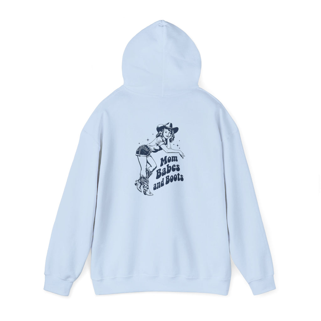 Mom Babes and Boots - Graphic Hoodie