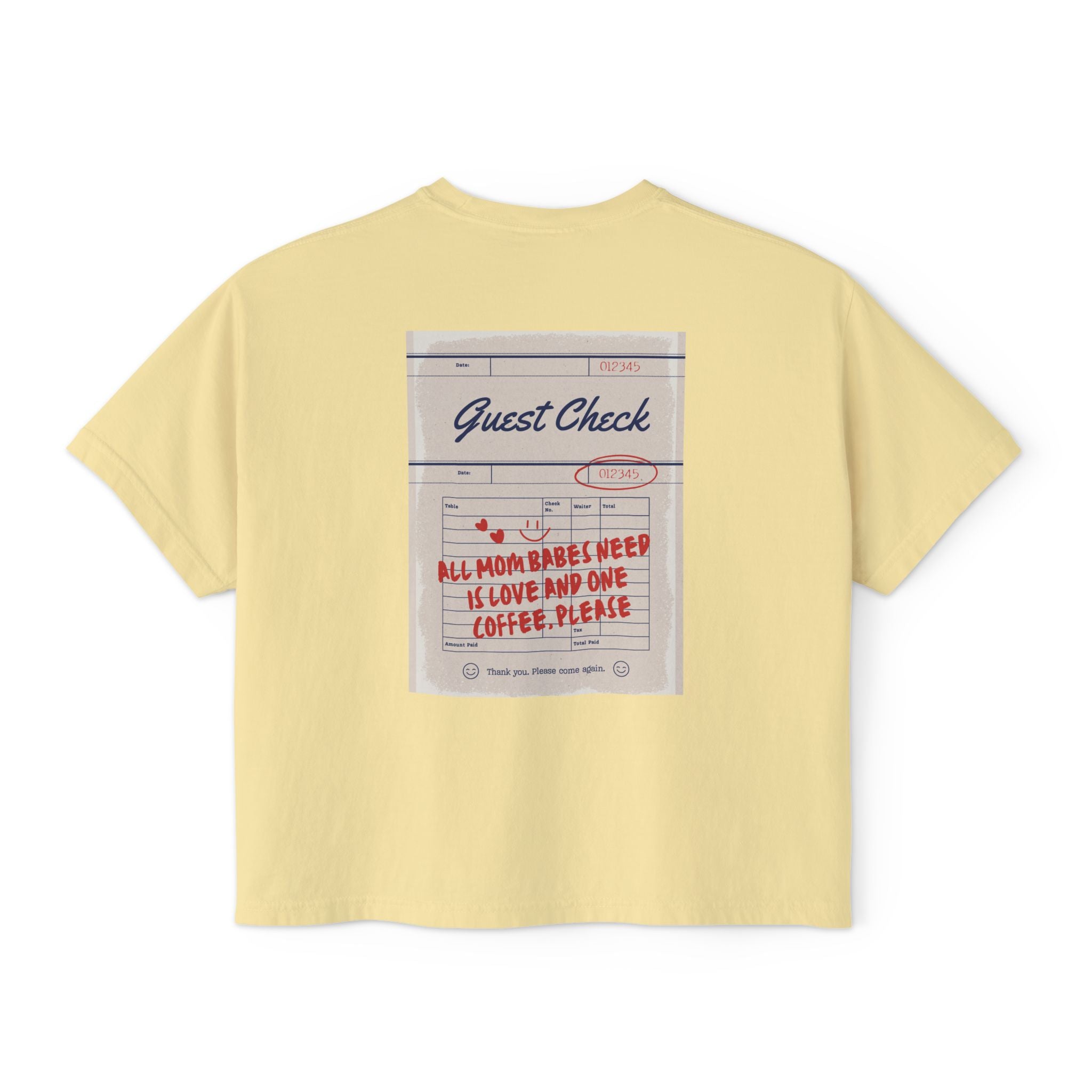 All Mom Babes Need - Graphic Check Tee