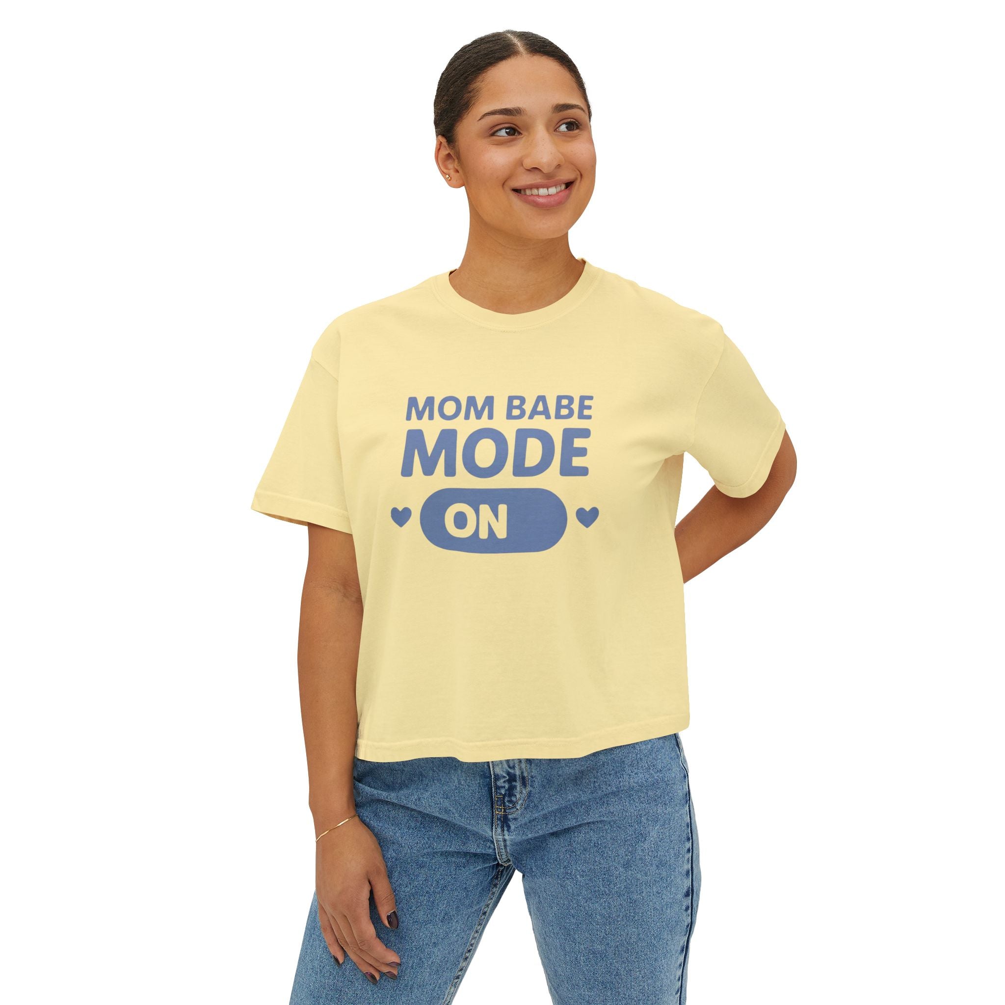 Mom Babe Mode On  — Graphic Tee
