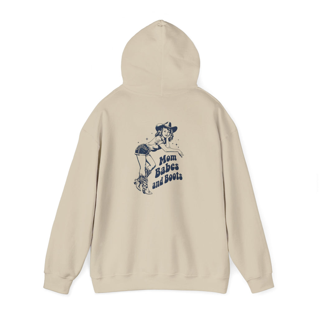 Mom Babes and Boots - Graphic Hoodie