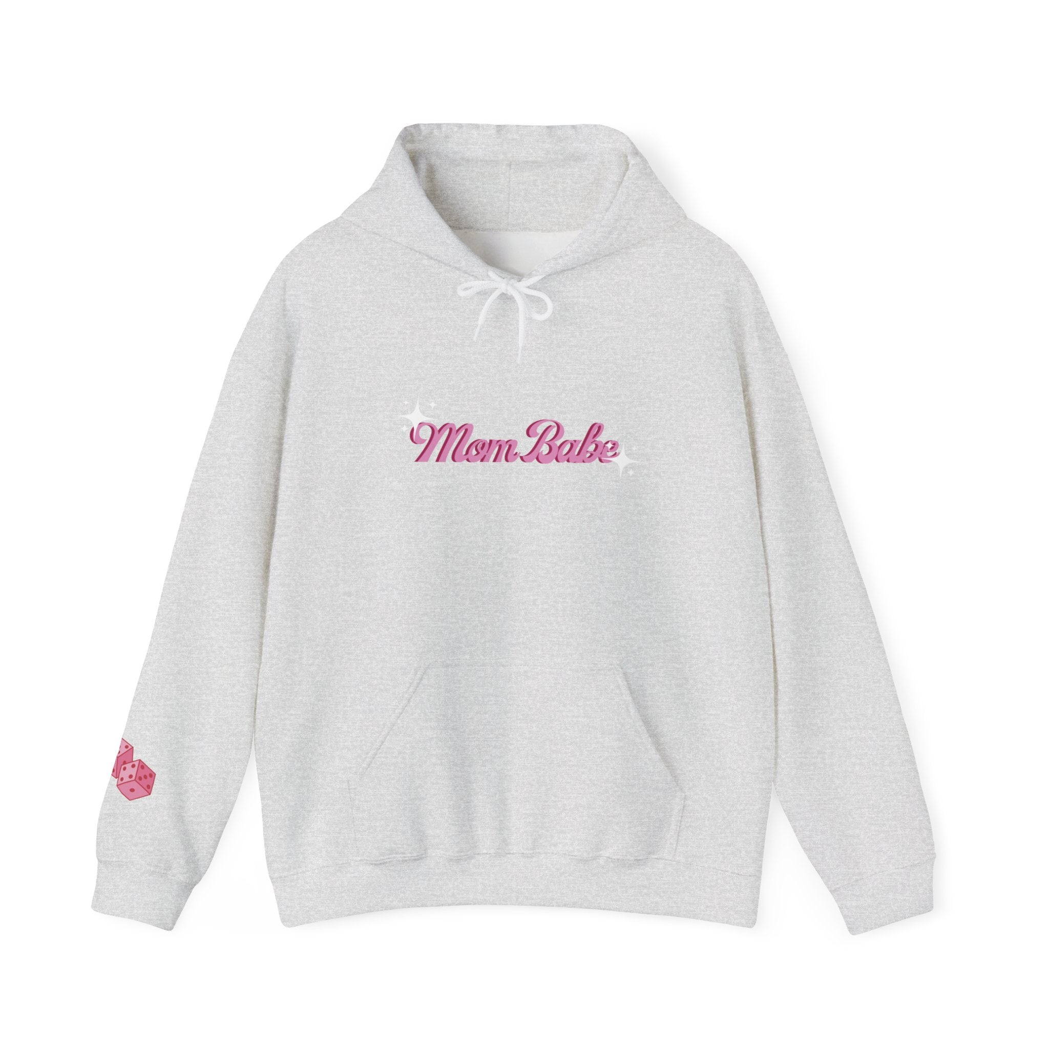 Mom Babe Club - For Hot Moms — Pink Graphic Hoodie
