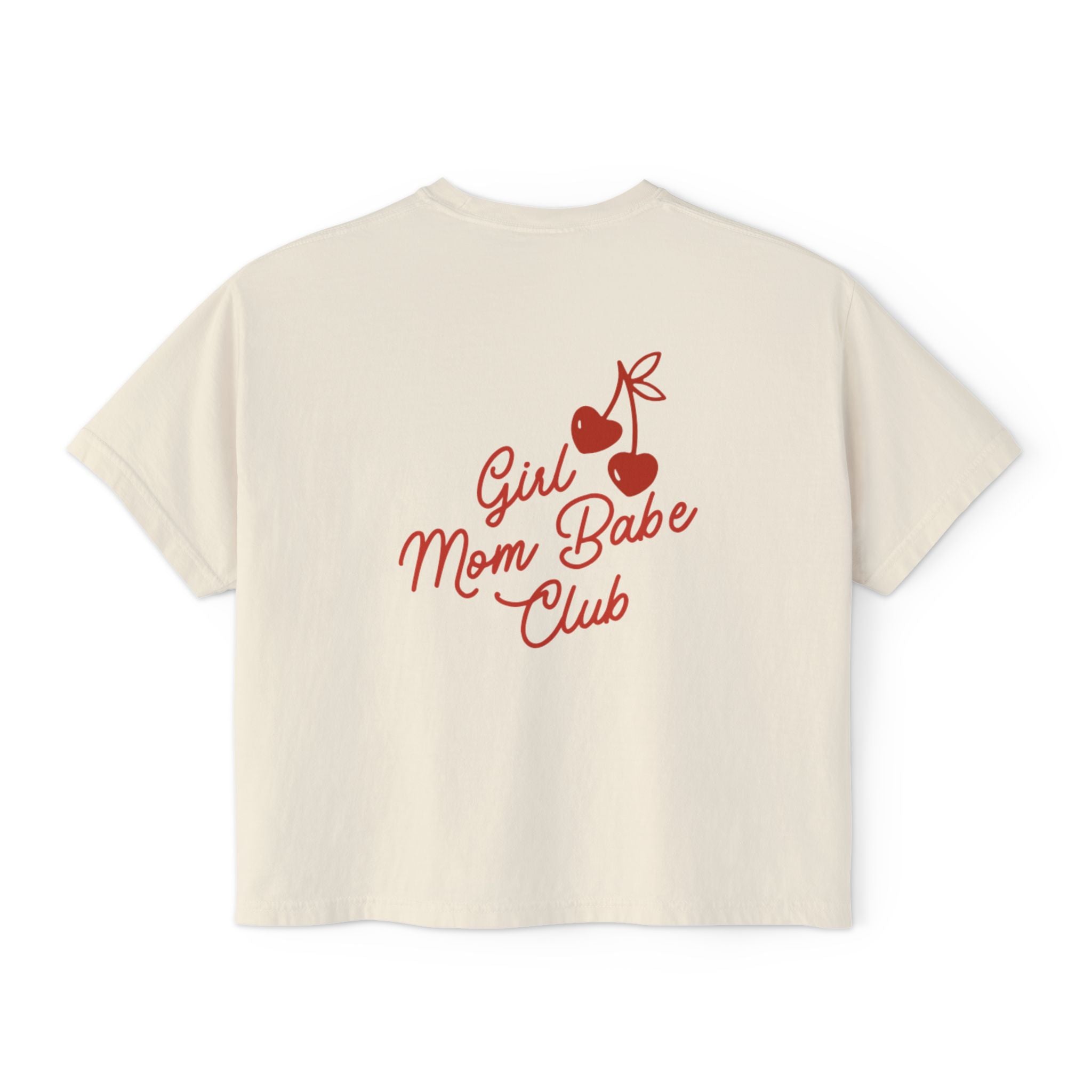 Girl Mom Babe Club - Cherry Graphic Tee