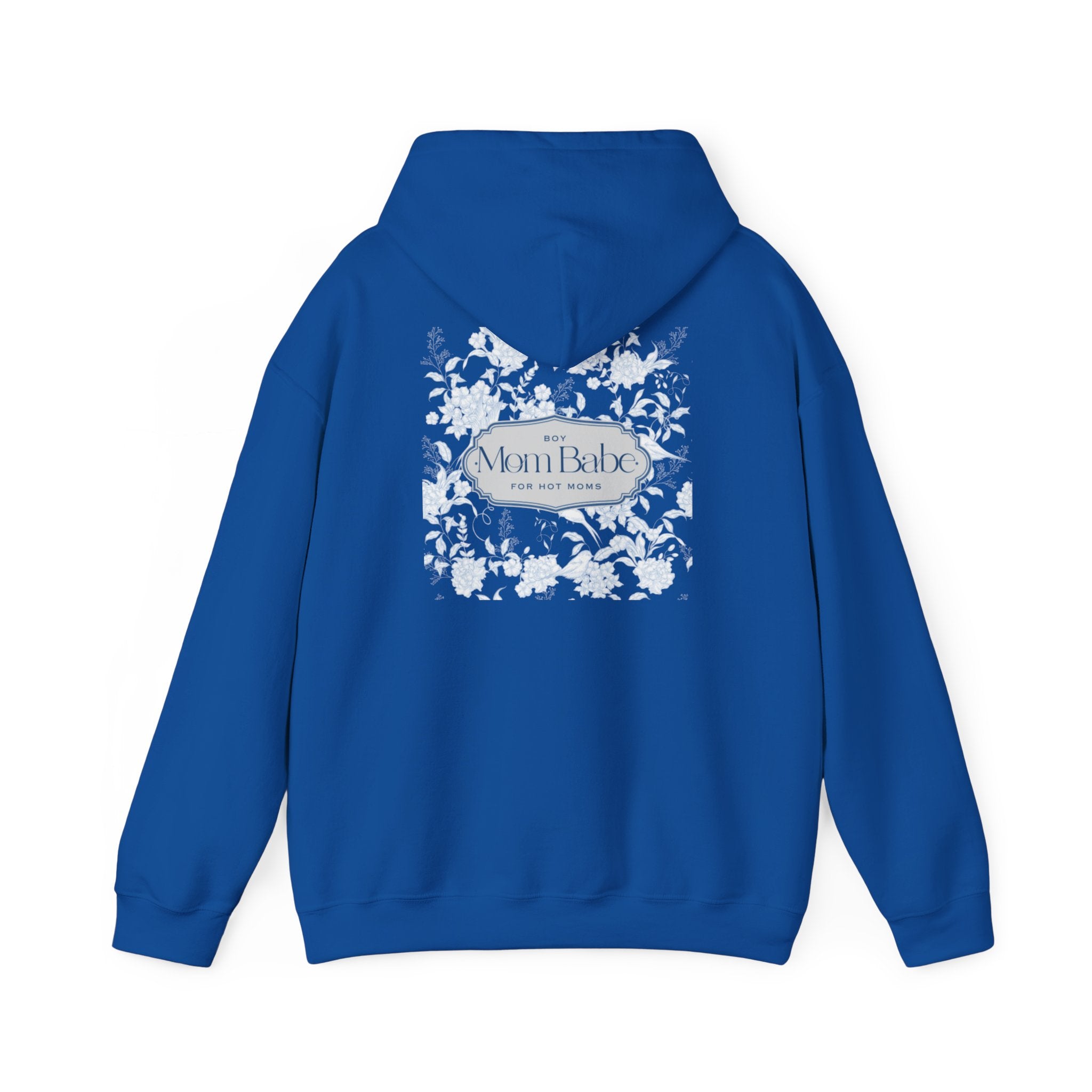 Boy Mom Babe - Floral Graphic Hoodie