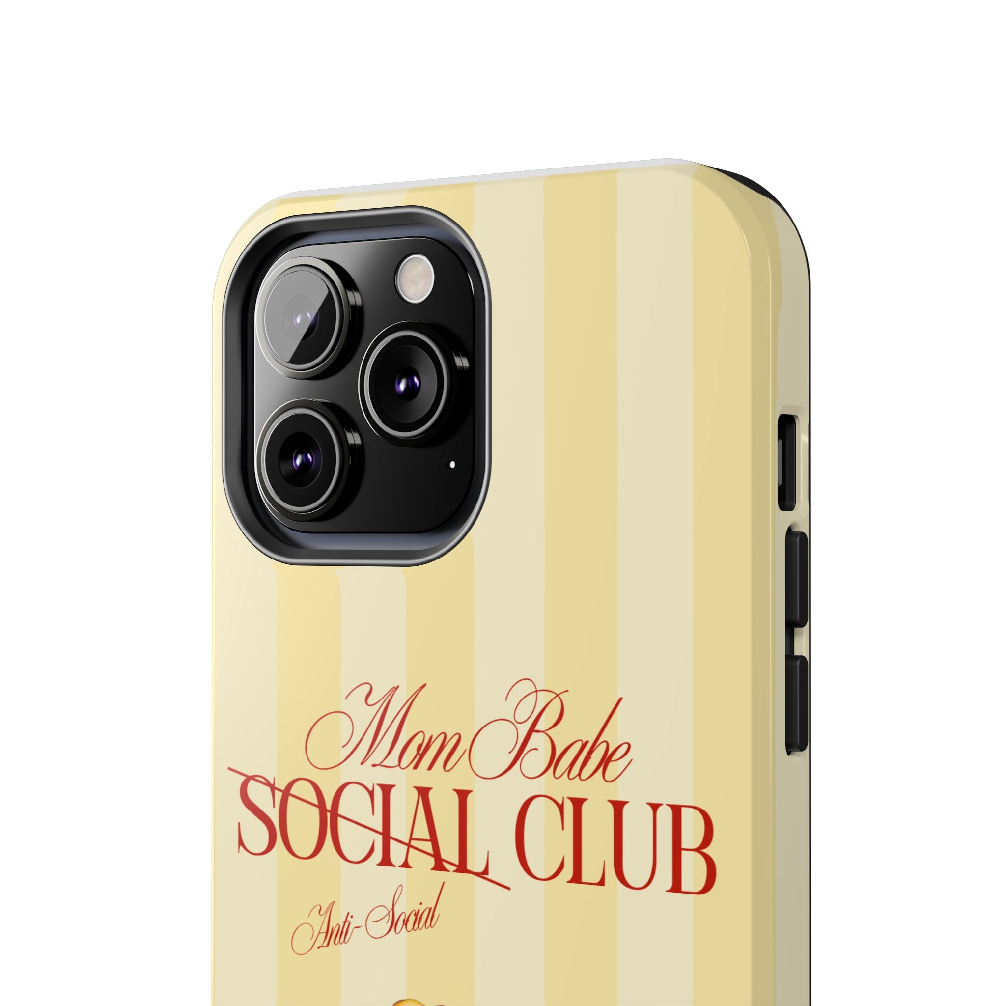 Mom Babe Anti-Social Club Tough Phone Case