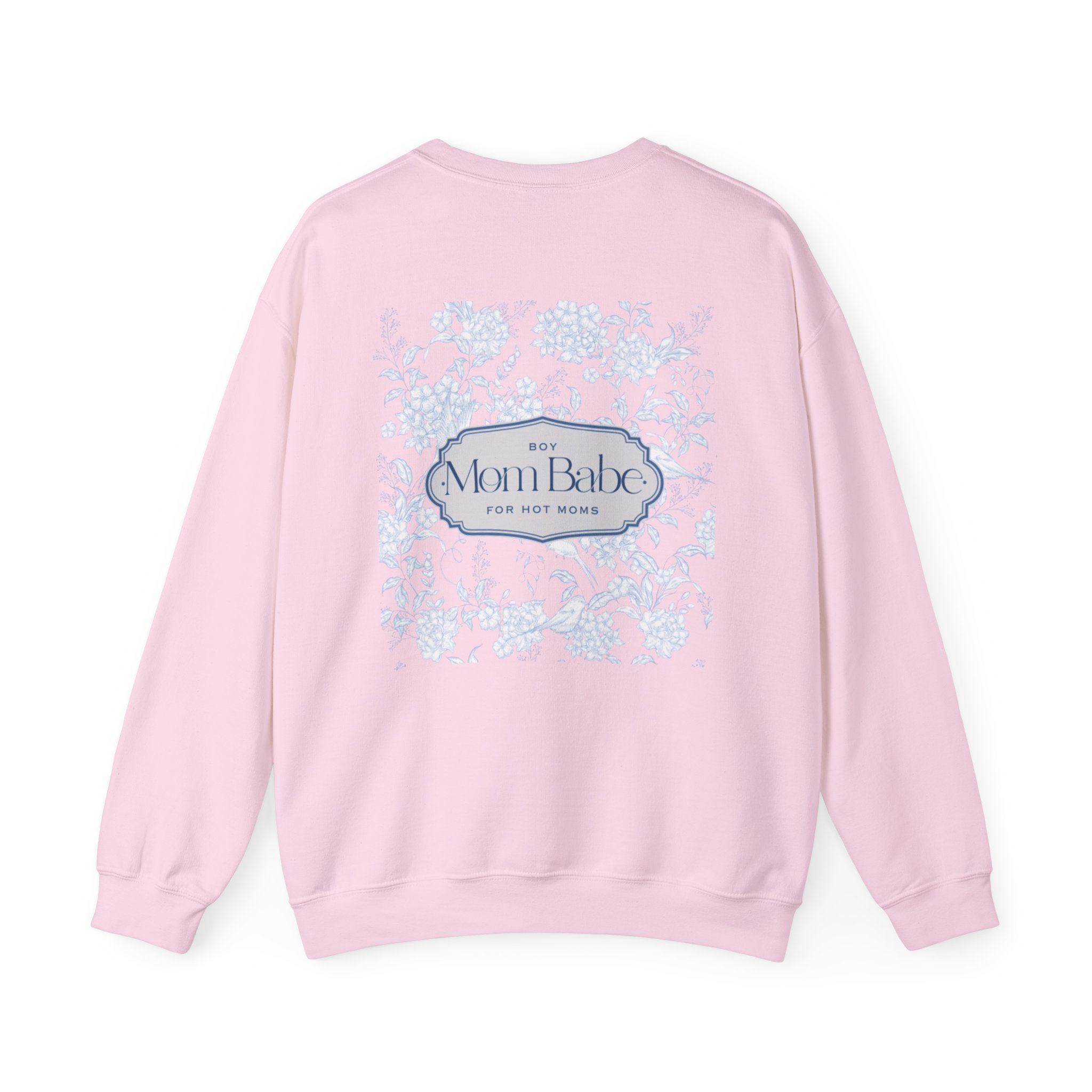 Boy Mom Babe - Floral Graphic Sweatshirt