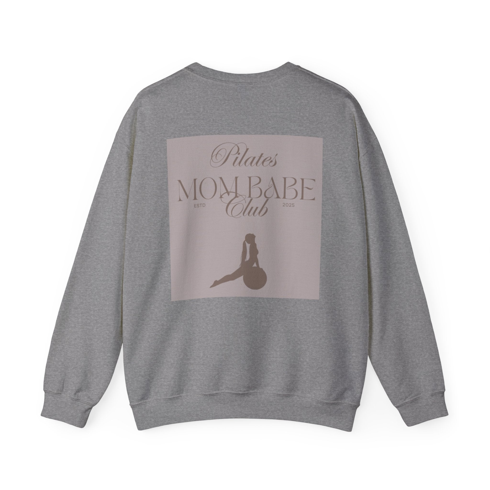 Pilates Mom Babe Club — Workout Graphic Sweatshirt