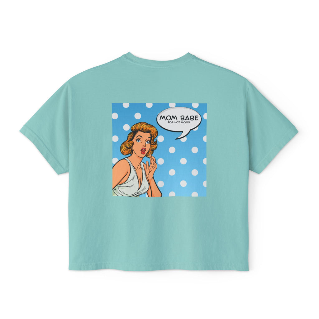 Mom Babe For Hot Moms - Retro Pop Art Graphic Tee