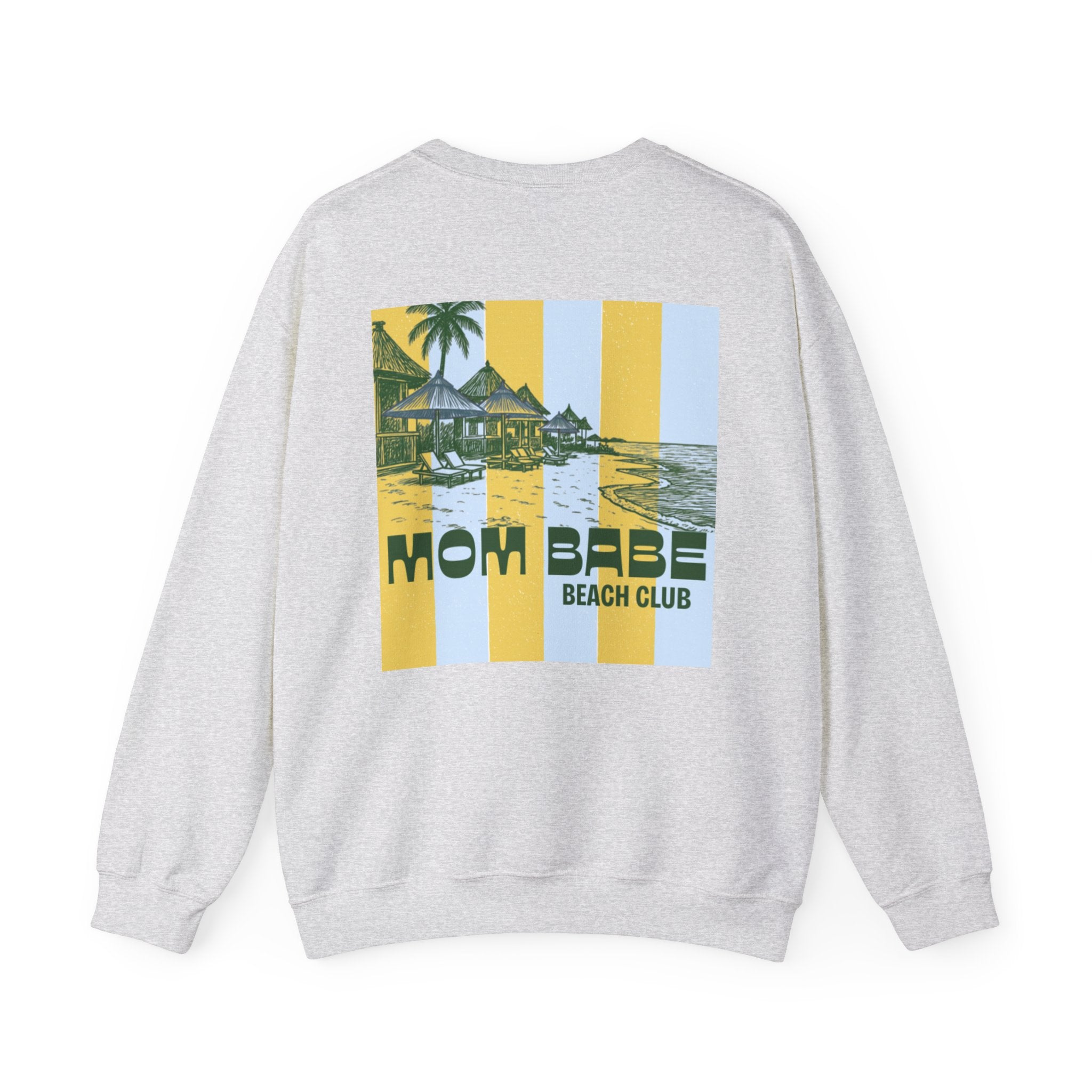 Mom Babe Beach Club - Graphic Sweatshirt