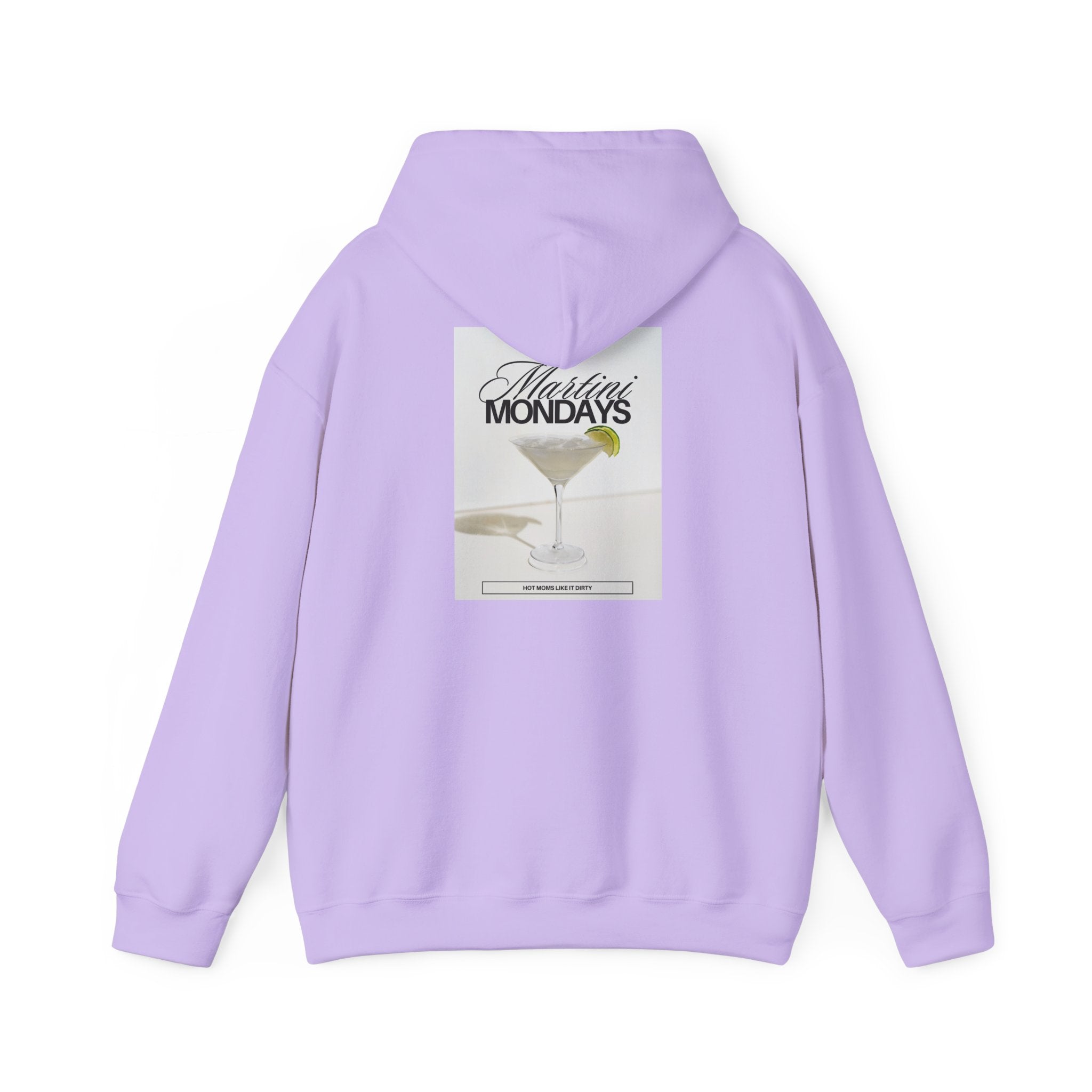 Mom Babe Martini Mondays Hot Moms Like it Dirty - Martini Graphic Hoodie