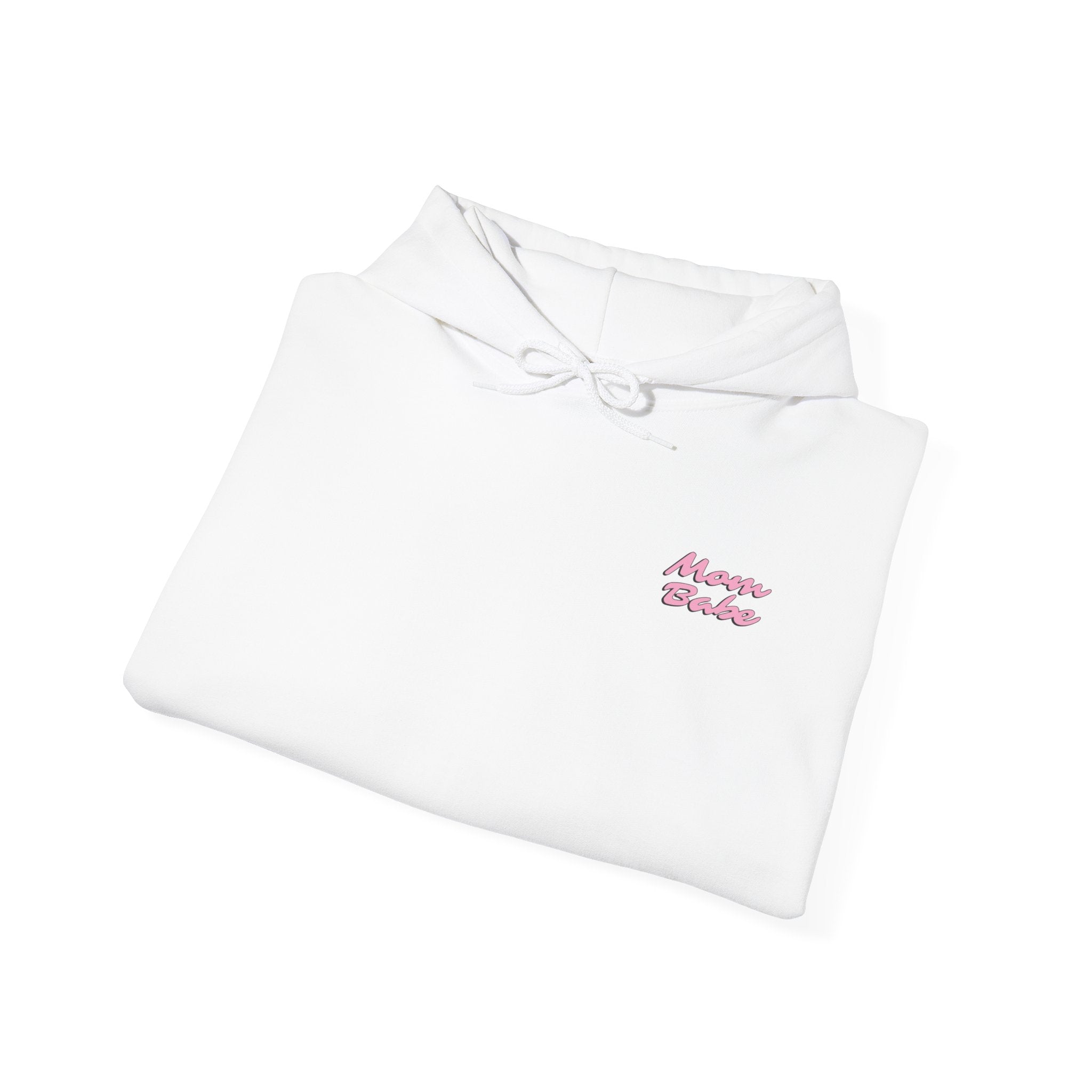 Mom Babe For Hot Moms - Checkered Graphic Hoodie