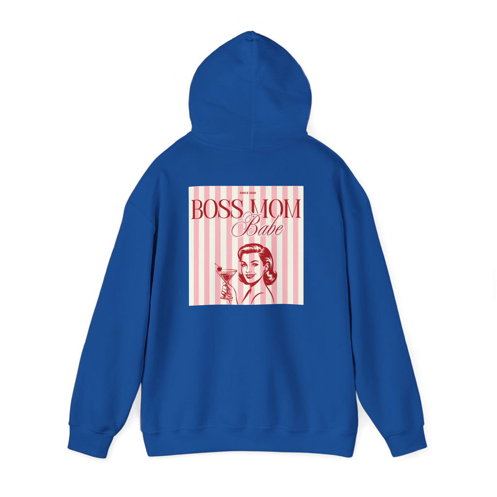 Boss Mom Babe — Vintage Retro Graphic Hoodie