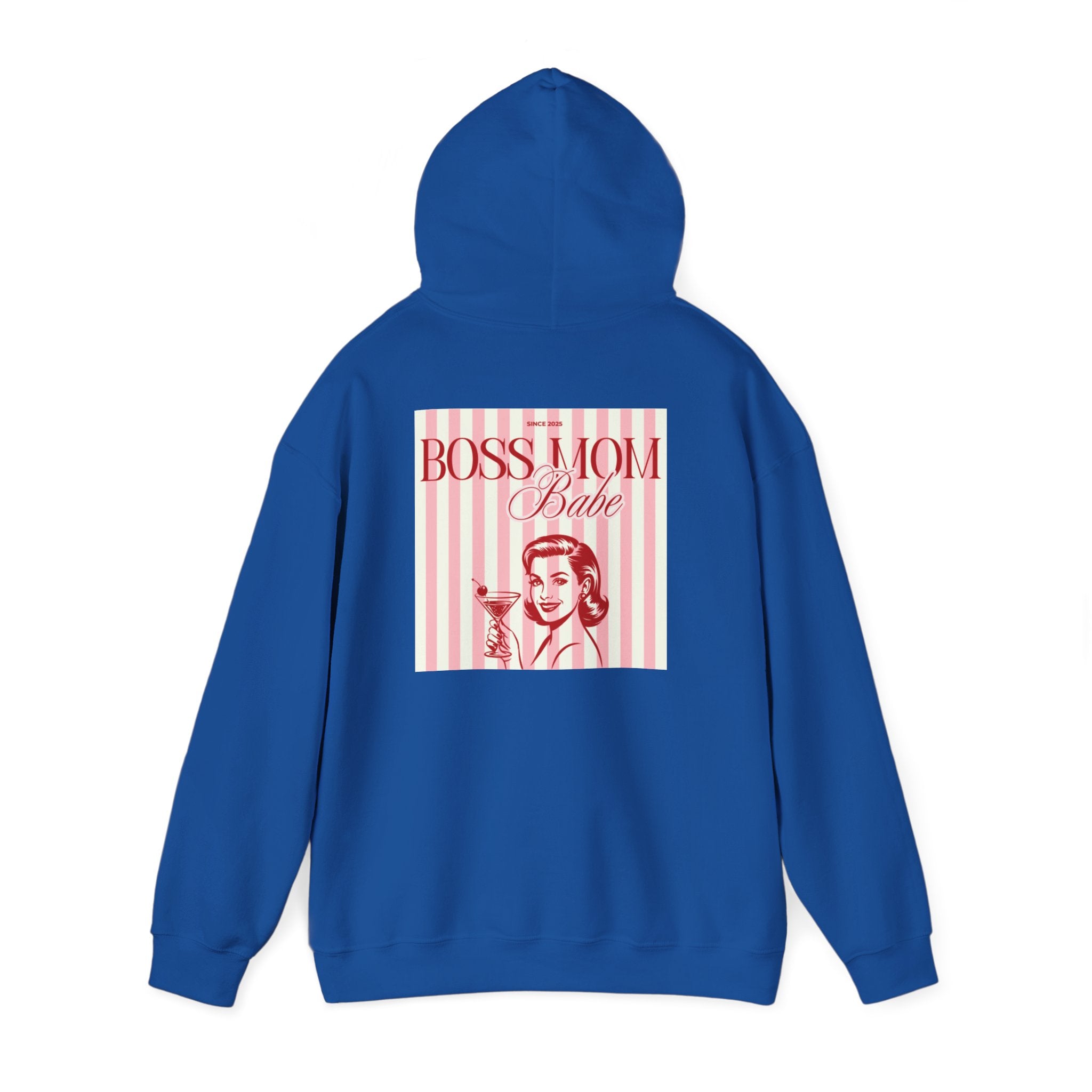 Boss Mom Babe — Vintage Retro Graphic Hoodie
