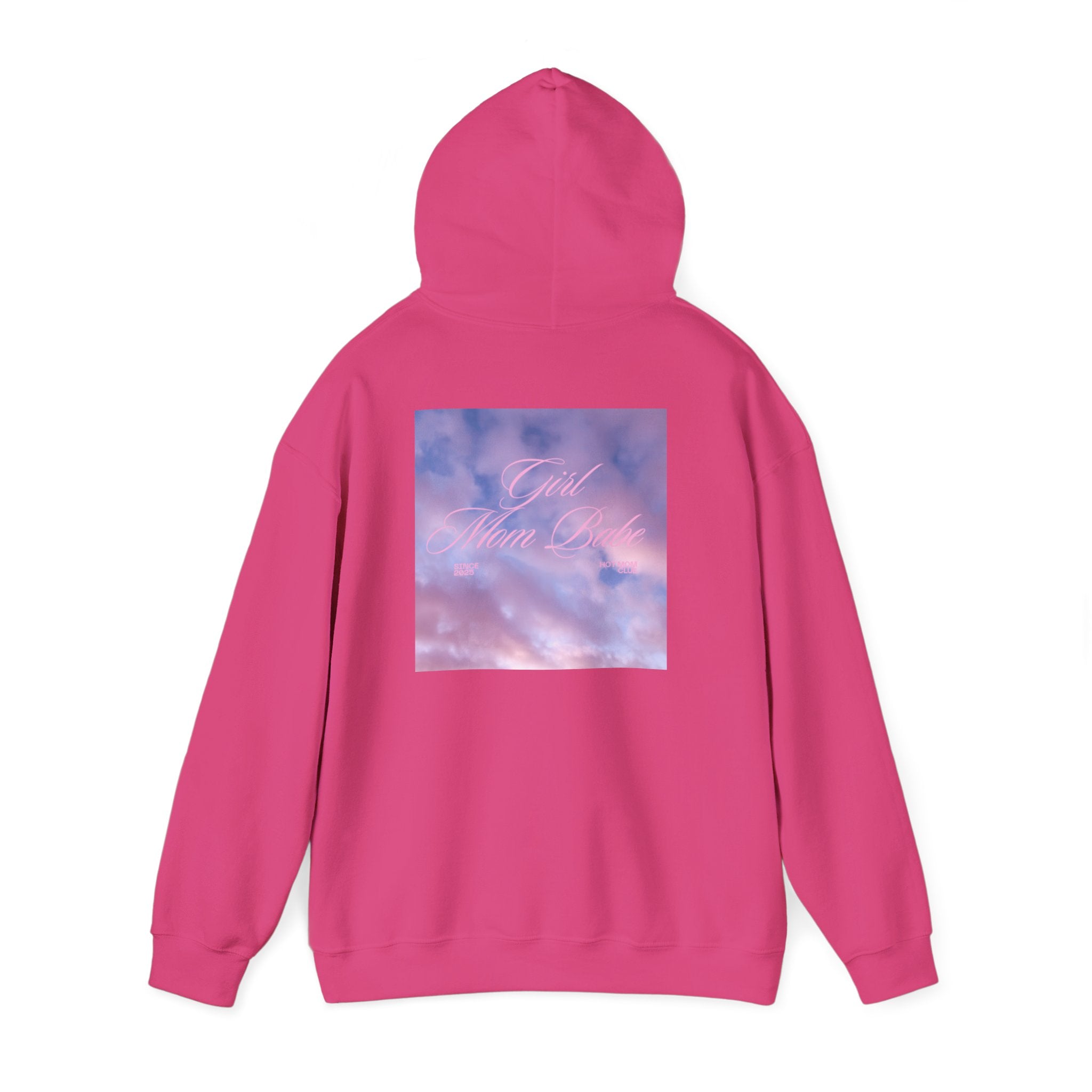 Girl Mom Babe - Cloudy Graphic Hoodie