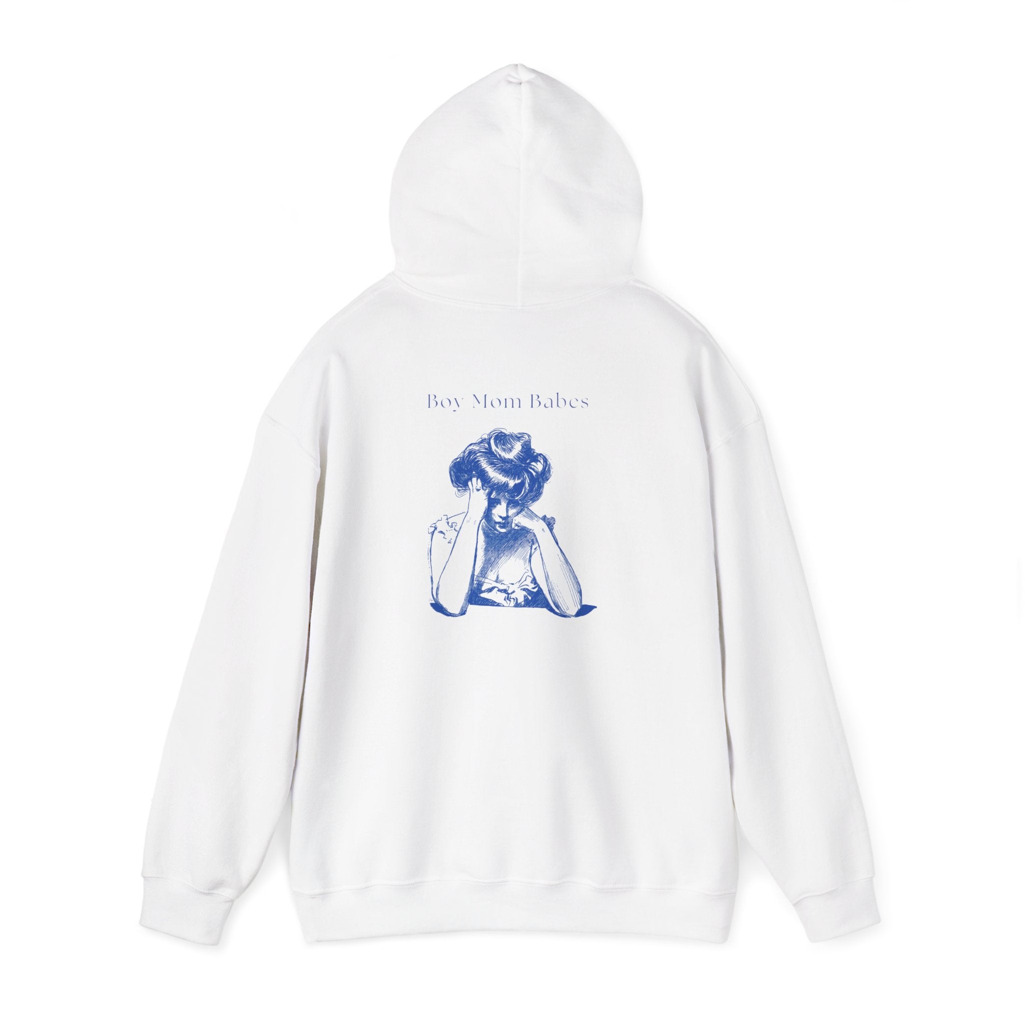 Boy Mom Babe - Vintage Graphic Hoodie