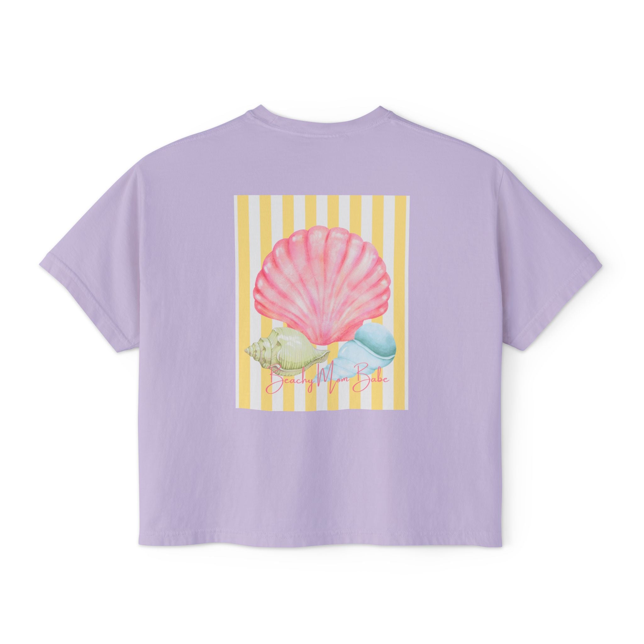 Beach Mom Babe - Pastel Shell Graphic Tee