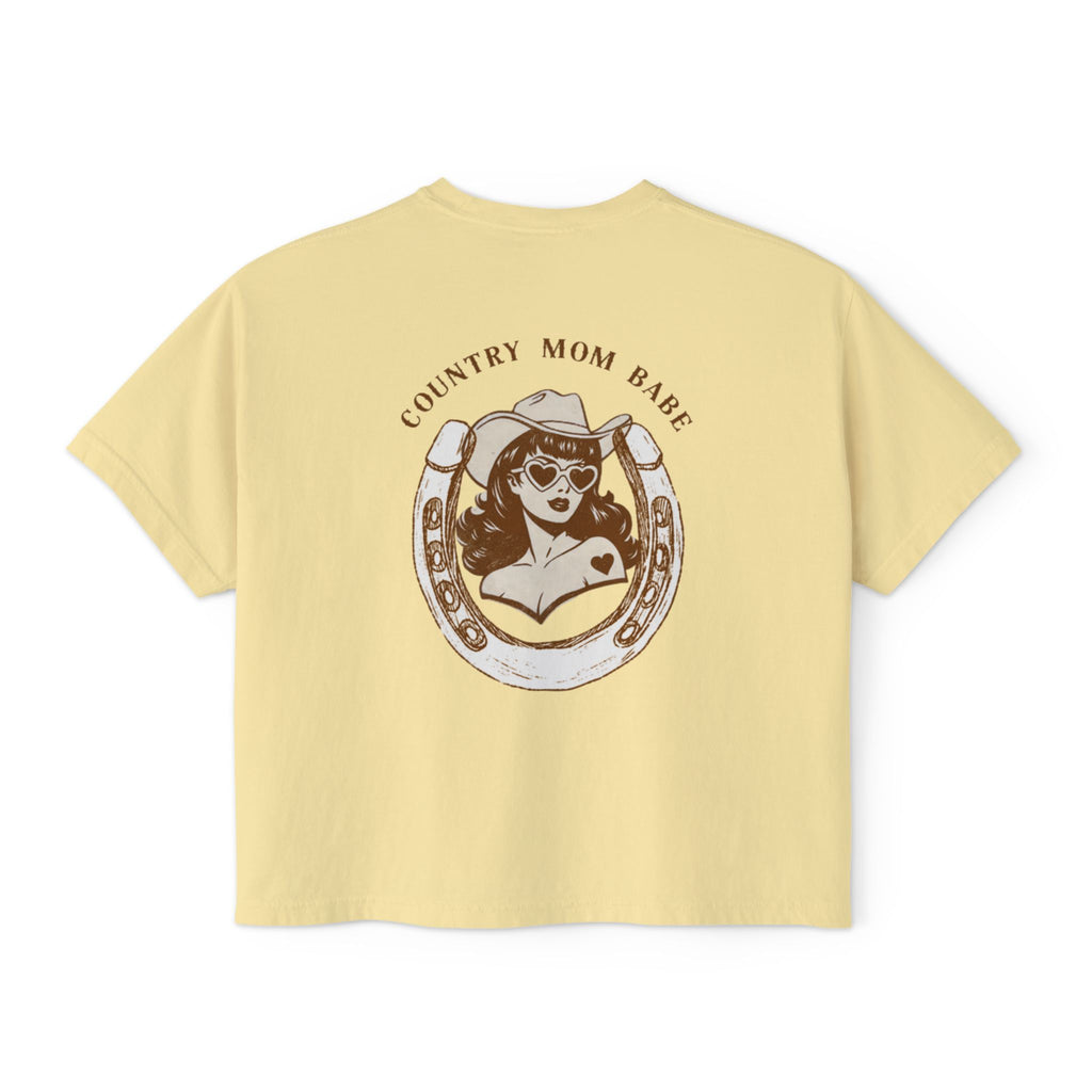 Country Mom Babe - Rodeo Cowgirl Graphic Tee