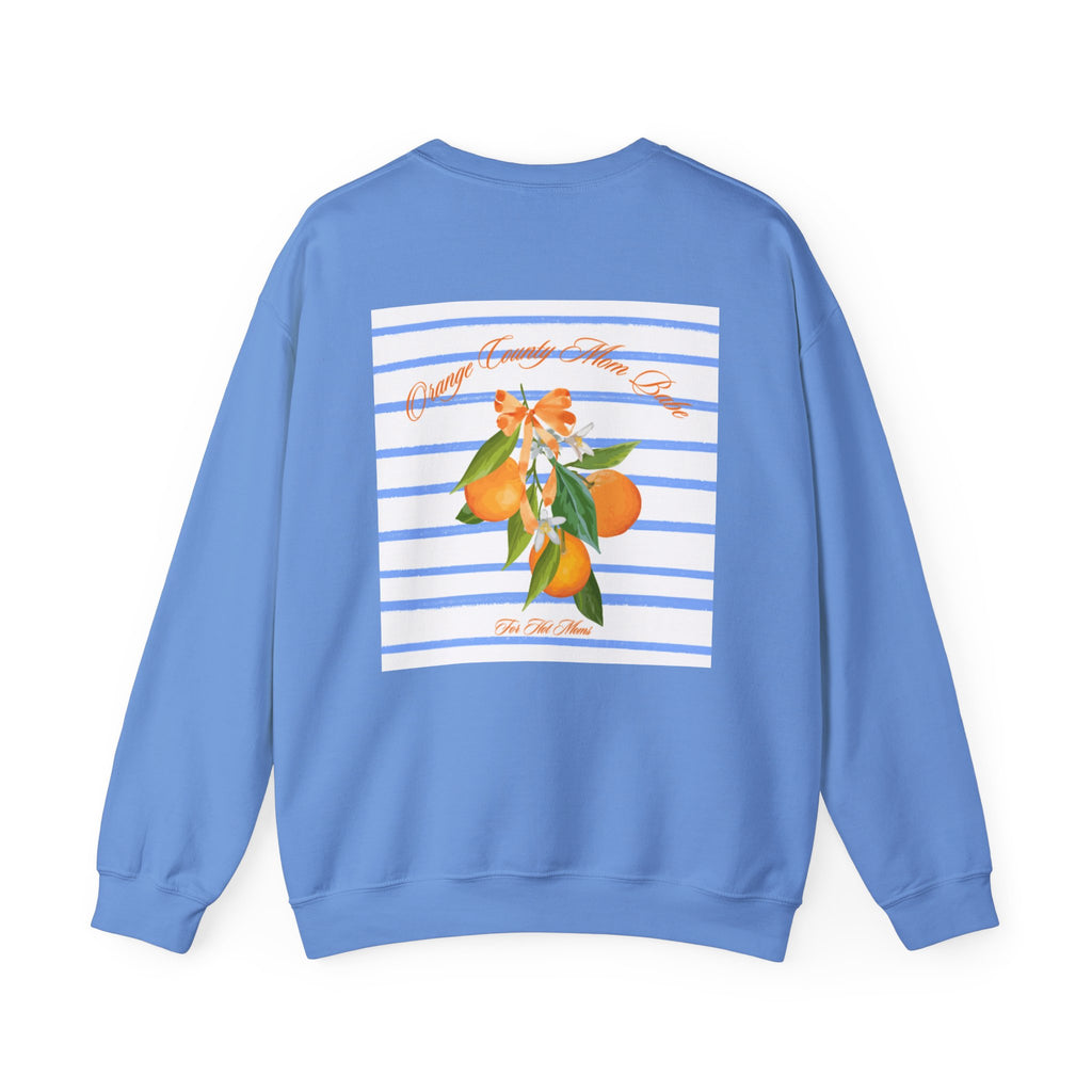 Orange County Mom Babe — Orange Blossom Graphic Sweatshirt