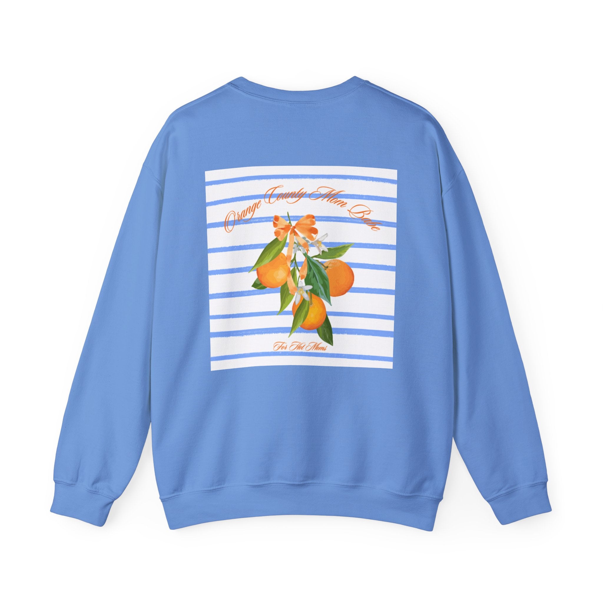 Orange County Mom Babe — Orange Blossom Graphic Sweatshirt