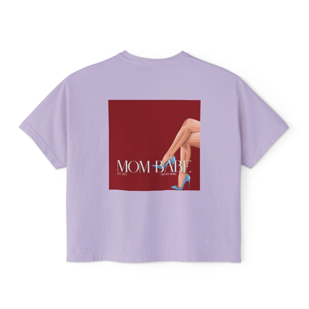 Mom Babe For Hot Moms - Blue Heels Graphic Tee