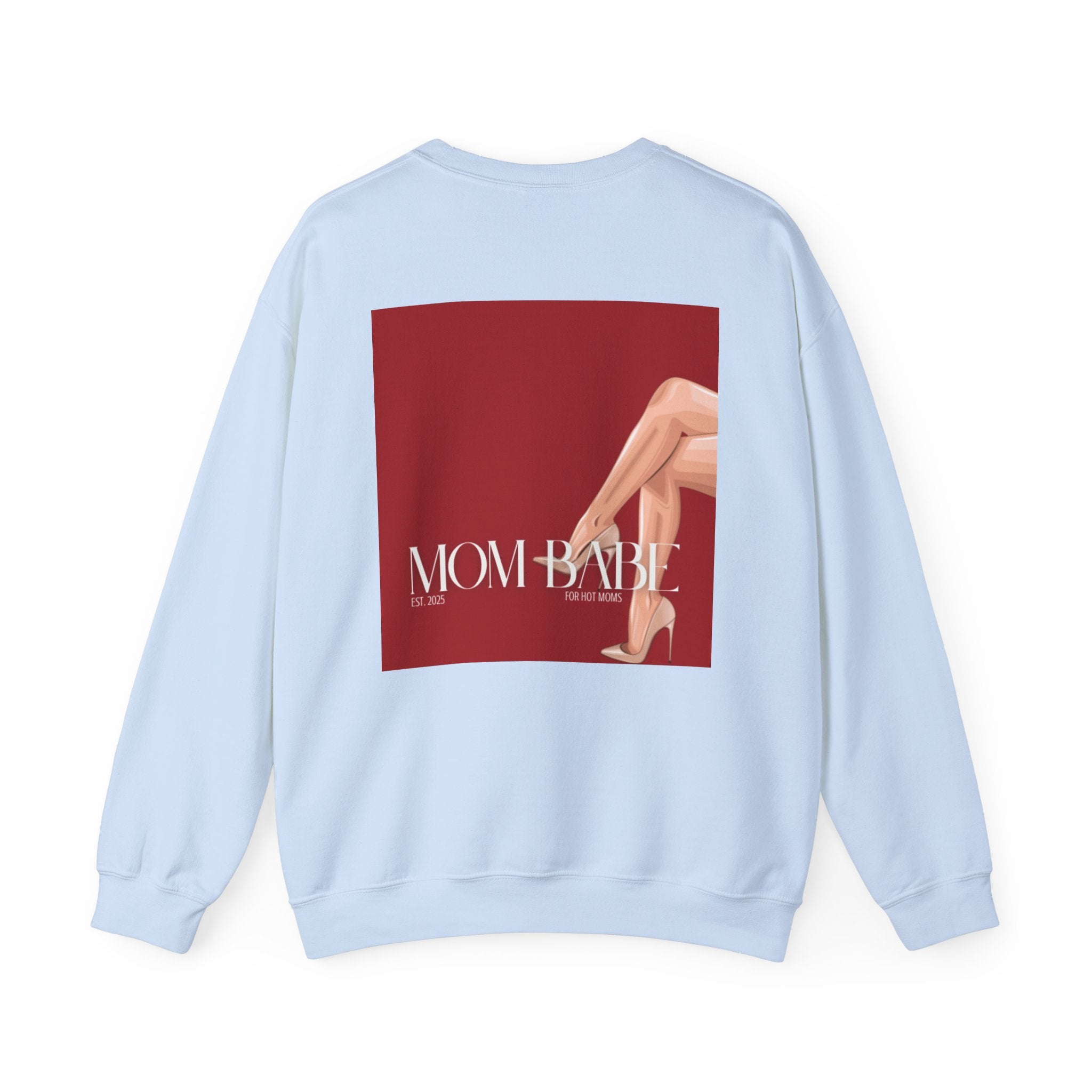 Mom Babe For Hot Moms - Beige Heels Graphic Sweatshirt
