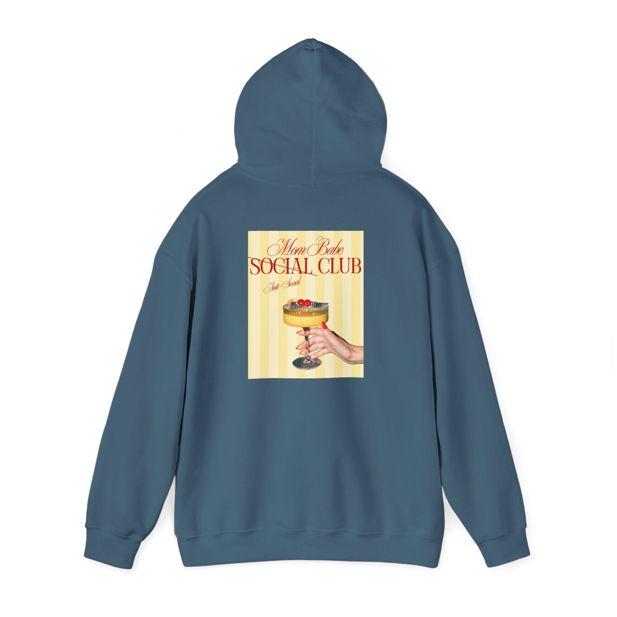 Mom Babe Anti-Social Club - Cocktail Graphic Hoodie