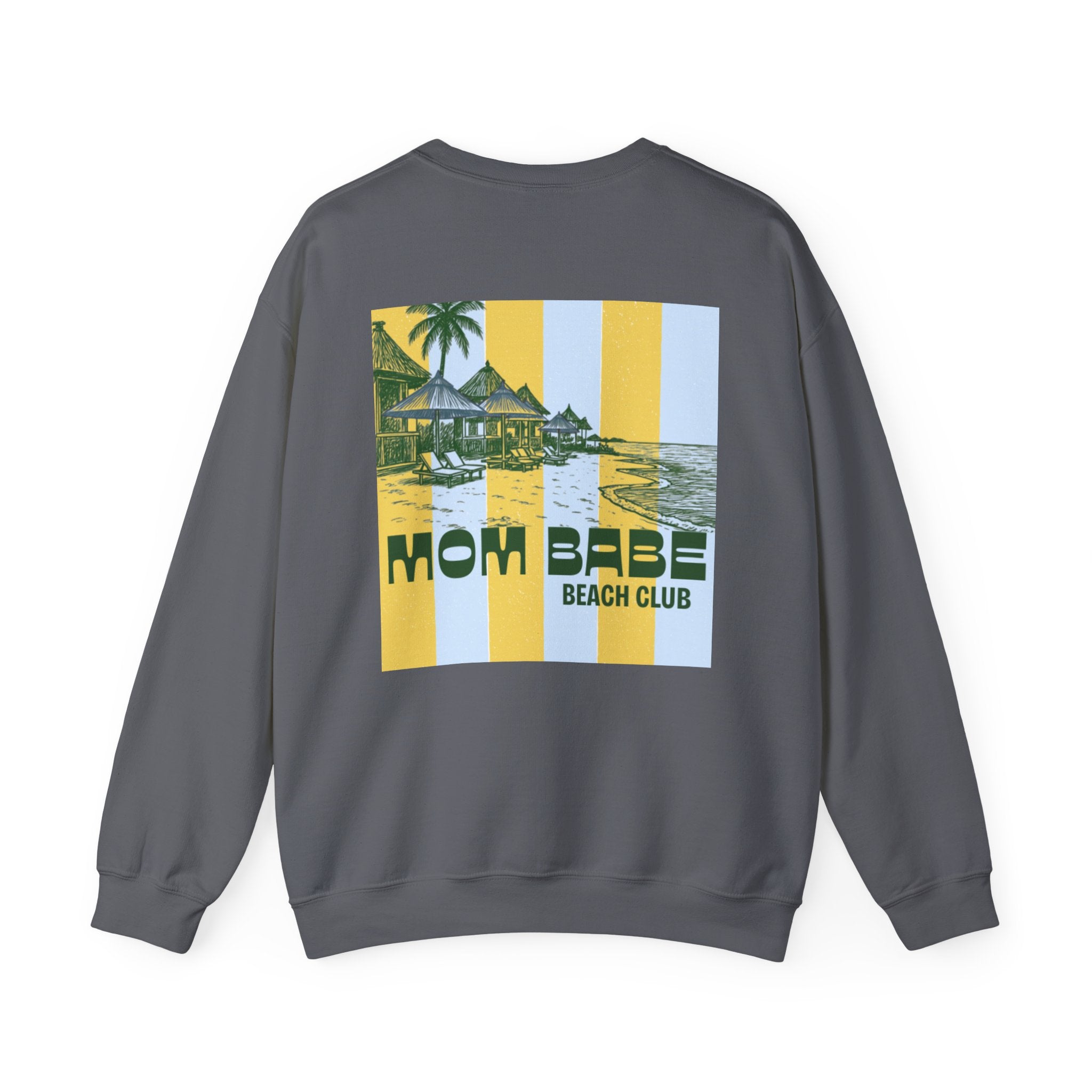 Mom Babe Beach Club - Graphic Sweatshirt