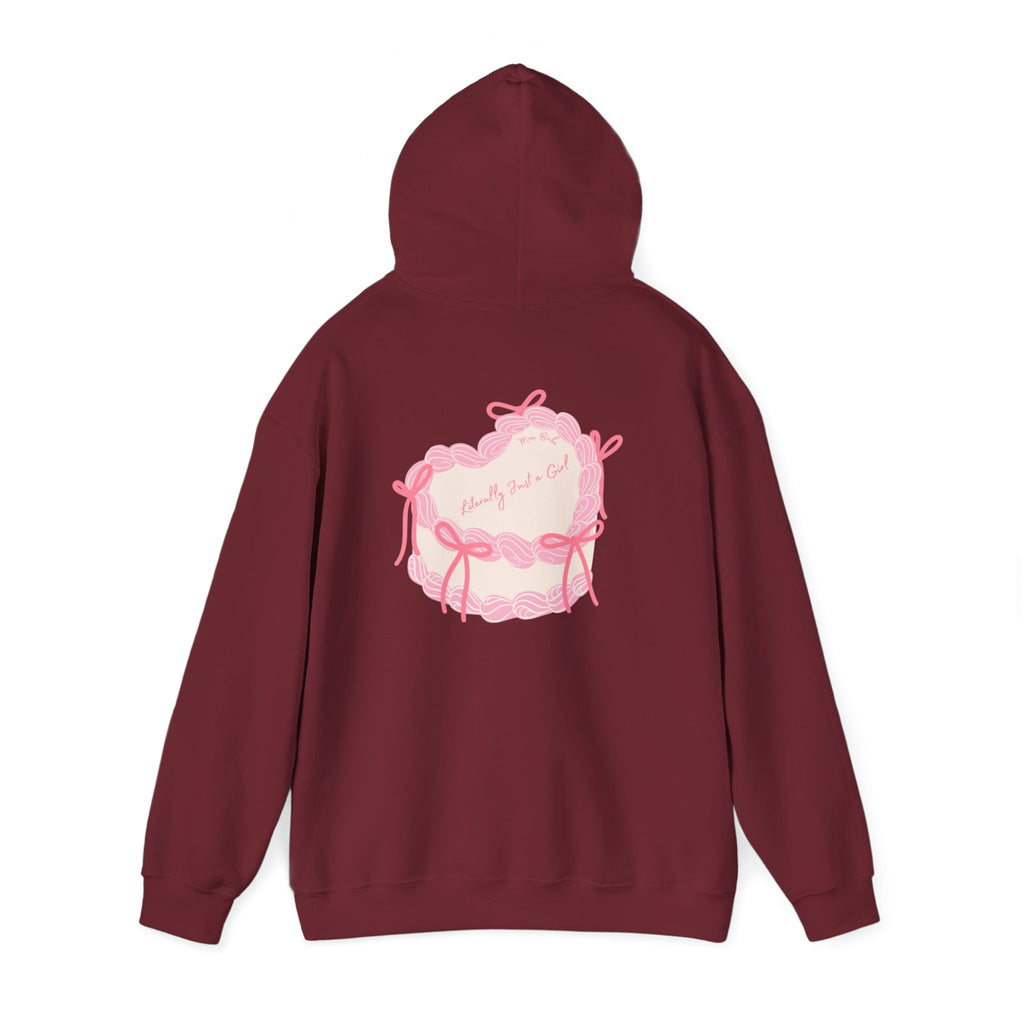 Mom Babe Literally Just a Girl - Cake Graphic Hoodie