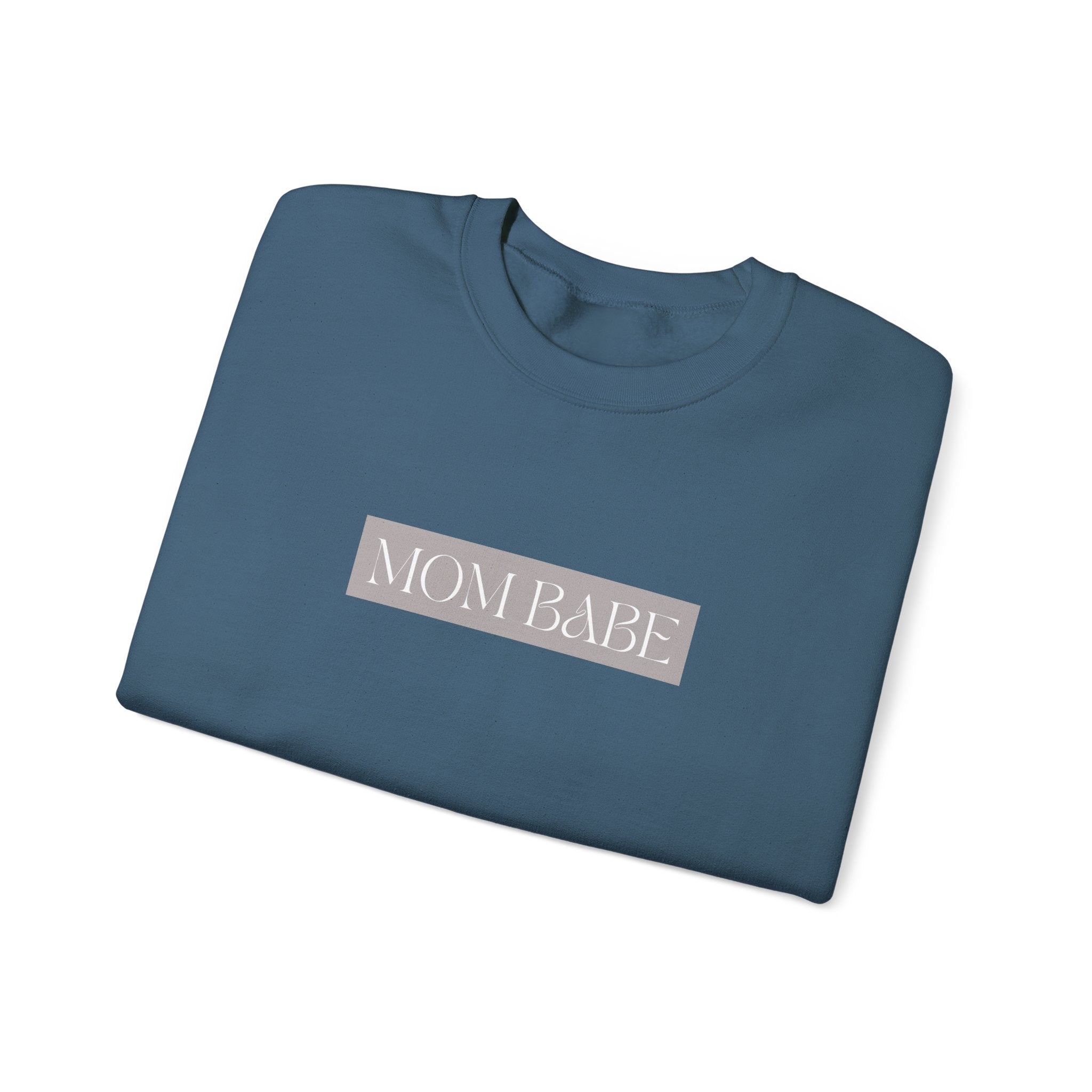Pilates Mom Babe Club — Workout Graphic Sweatshirt (White Print)