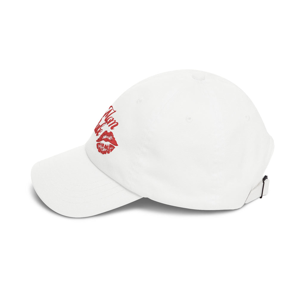 Boy Mom Babe - Kiss Graphic Embroidered Cap