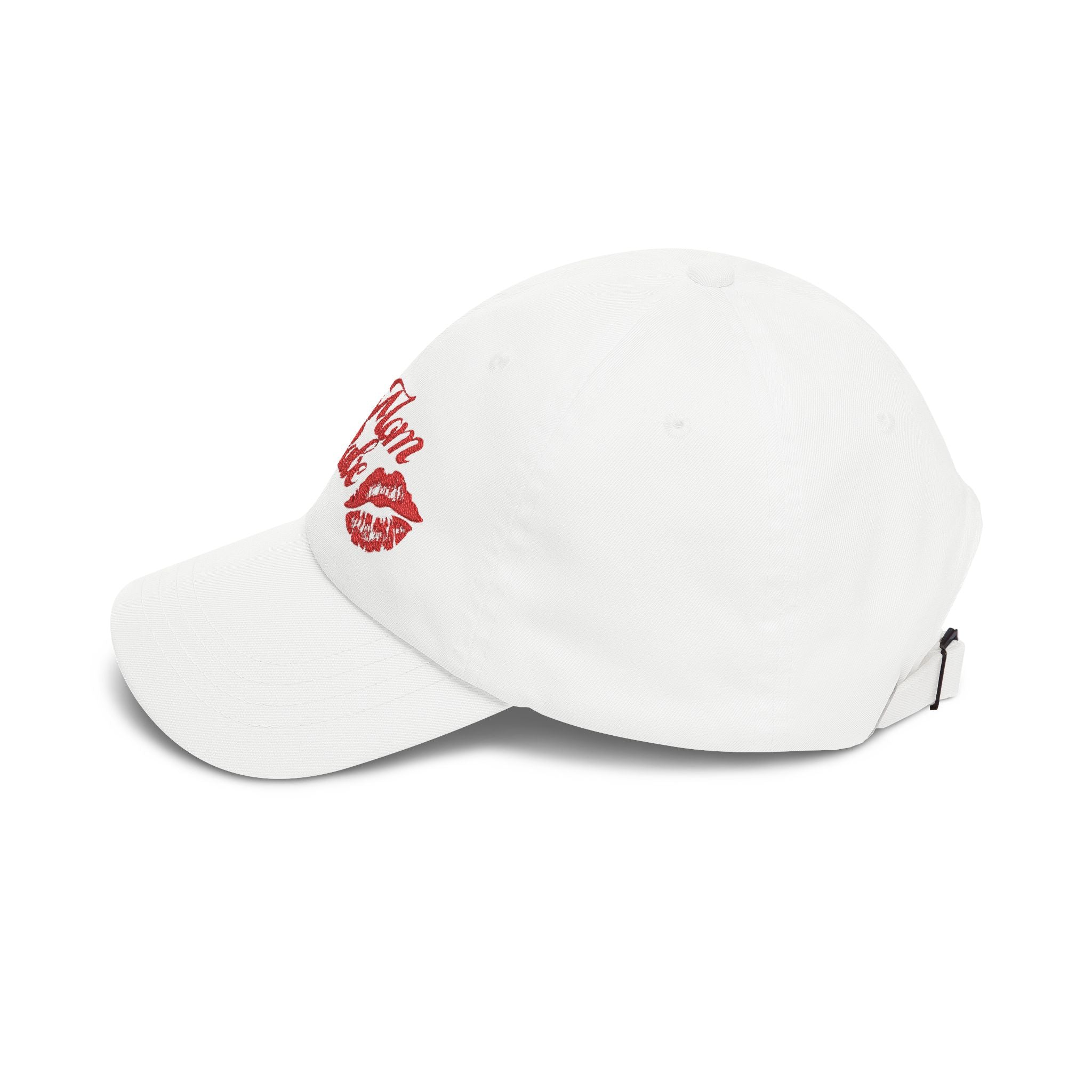 Boy Mom Babe - Kiss Graphic Embroidered Cap