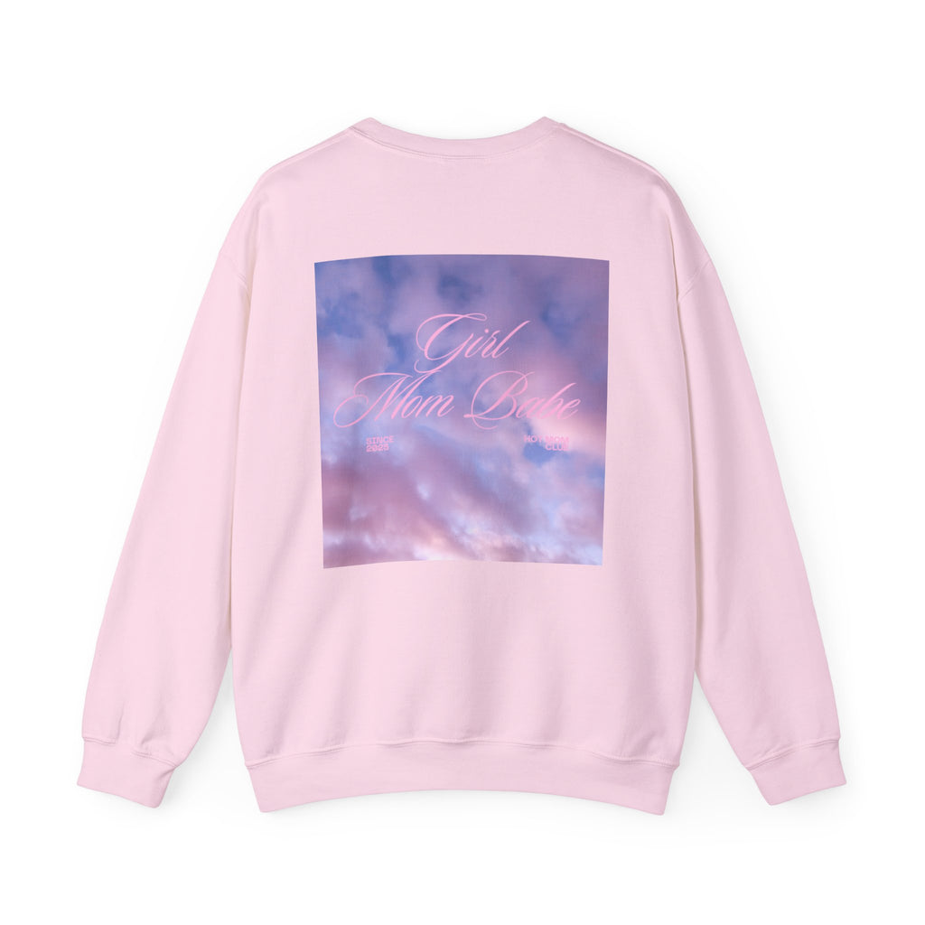 Girl Mom Babe - Cloudy Graphic Sweatshirt