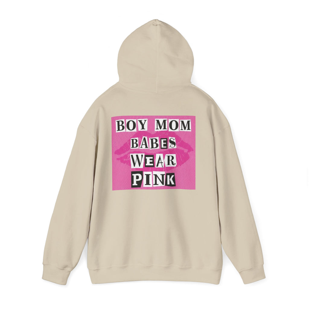 Boy Mom Babes Wear Pink - Graphic Hoodie
