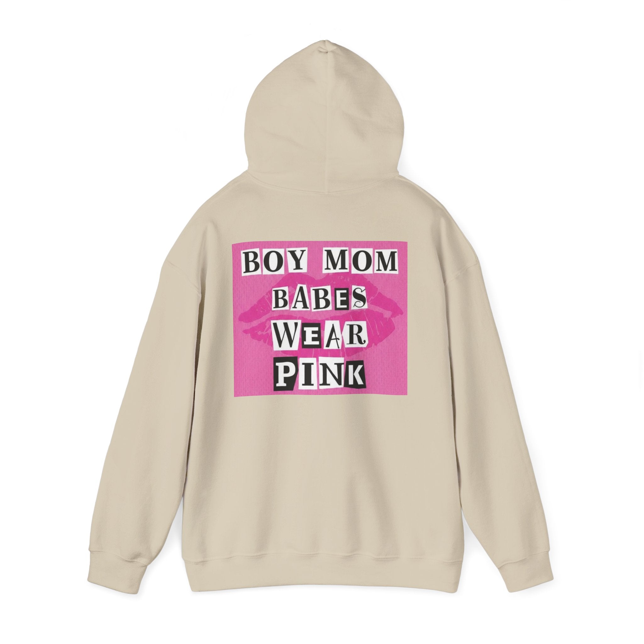 Boy Mom Babes Wear Pink - Graphic Hoodie