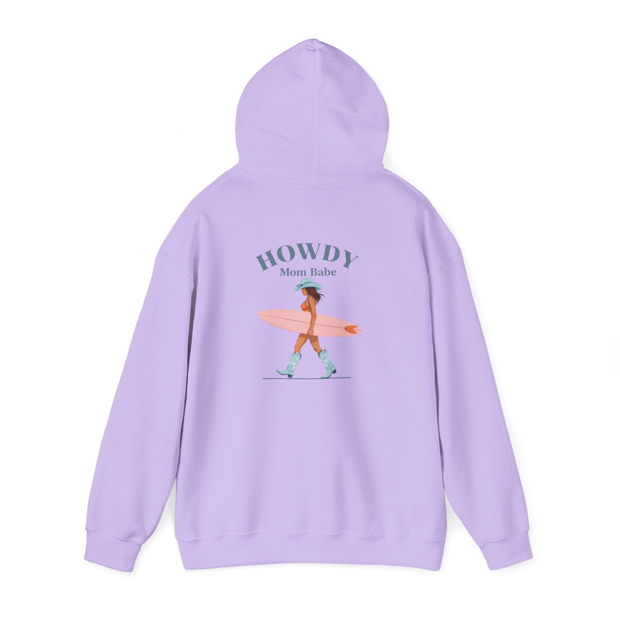 Howdy Mom Babe — Surf Girl Graphic Hoodie