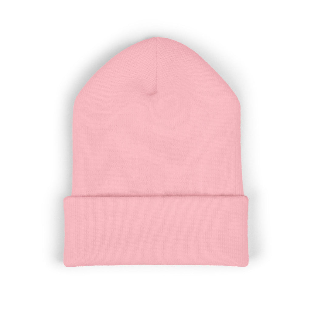 Tired AF Mom Babes Beanie - White Embroidery