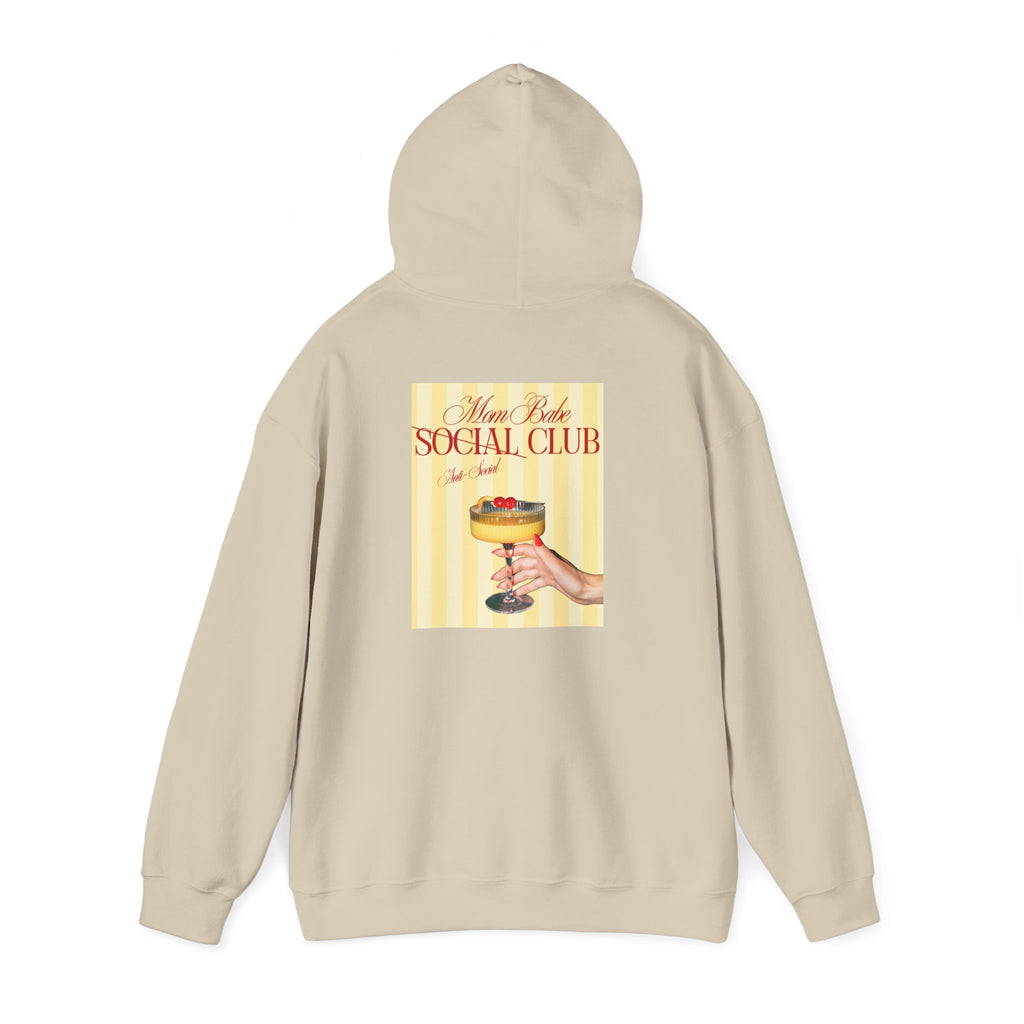 Mom Babe Anti-Social Club - Cocktail Graphic Hoodie