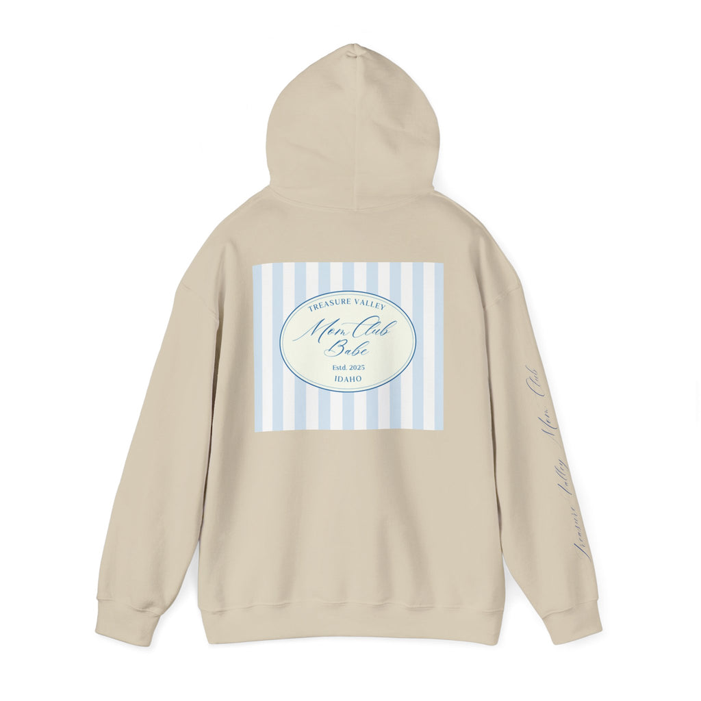 Treasure Valley Mom Club - Striped Graphic Hoodie