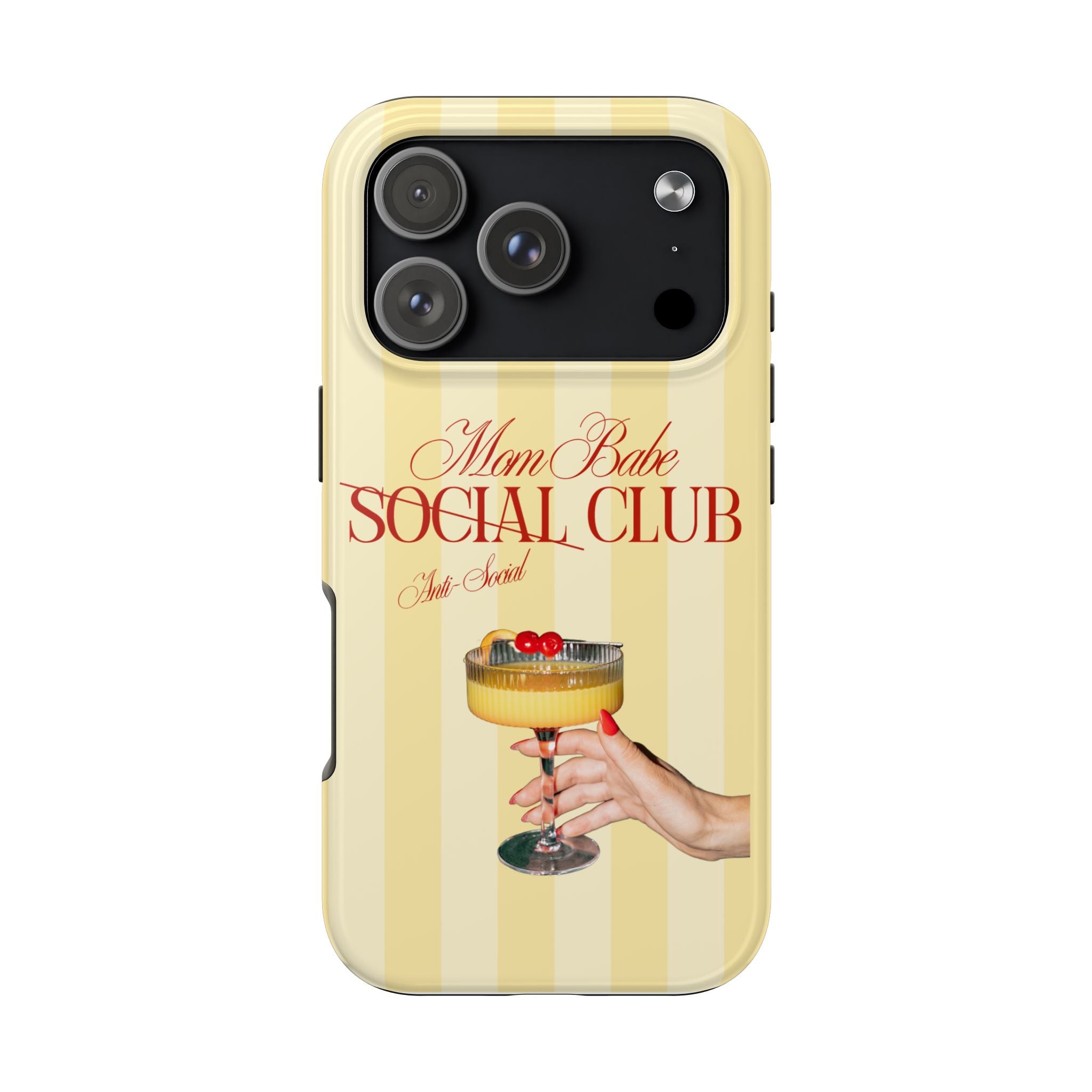 Mom Babe Anti-Social Club Tough Phone Case