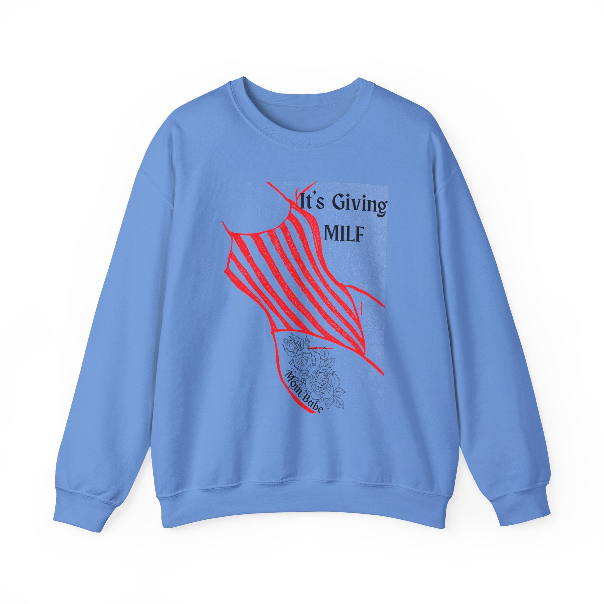 It's Giving MILF Mom Babe - Bathing Suit Graphic Sweatshirt